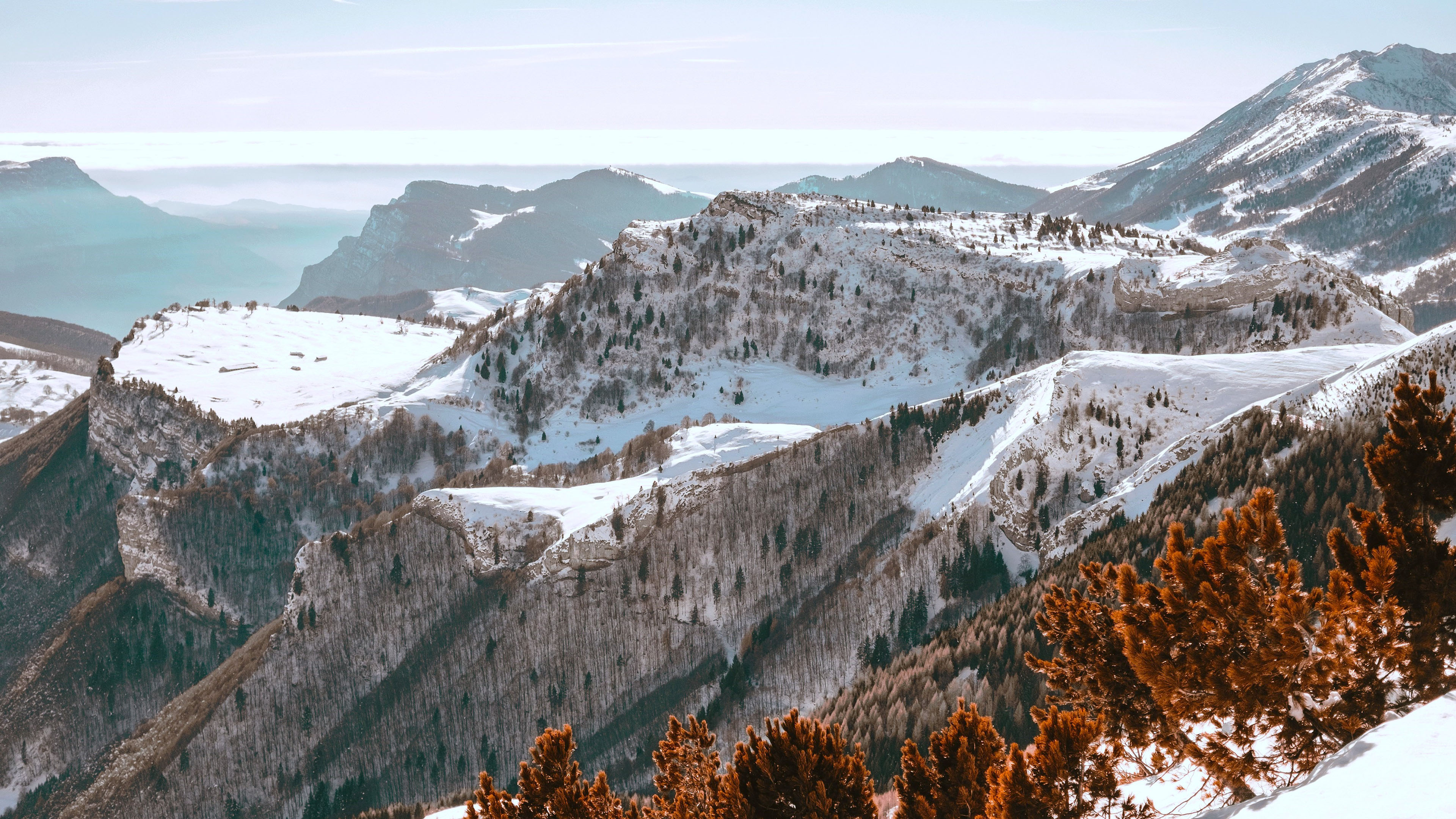 风景大片,冰天雪地,雪山,白雪