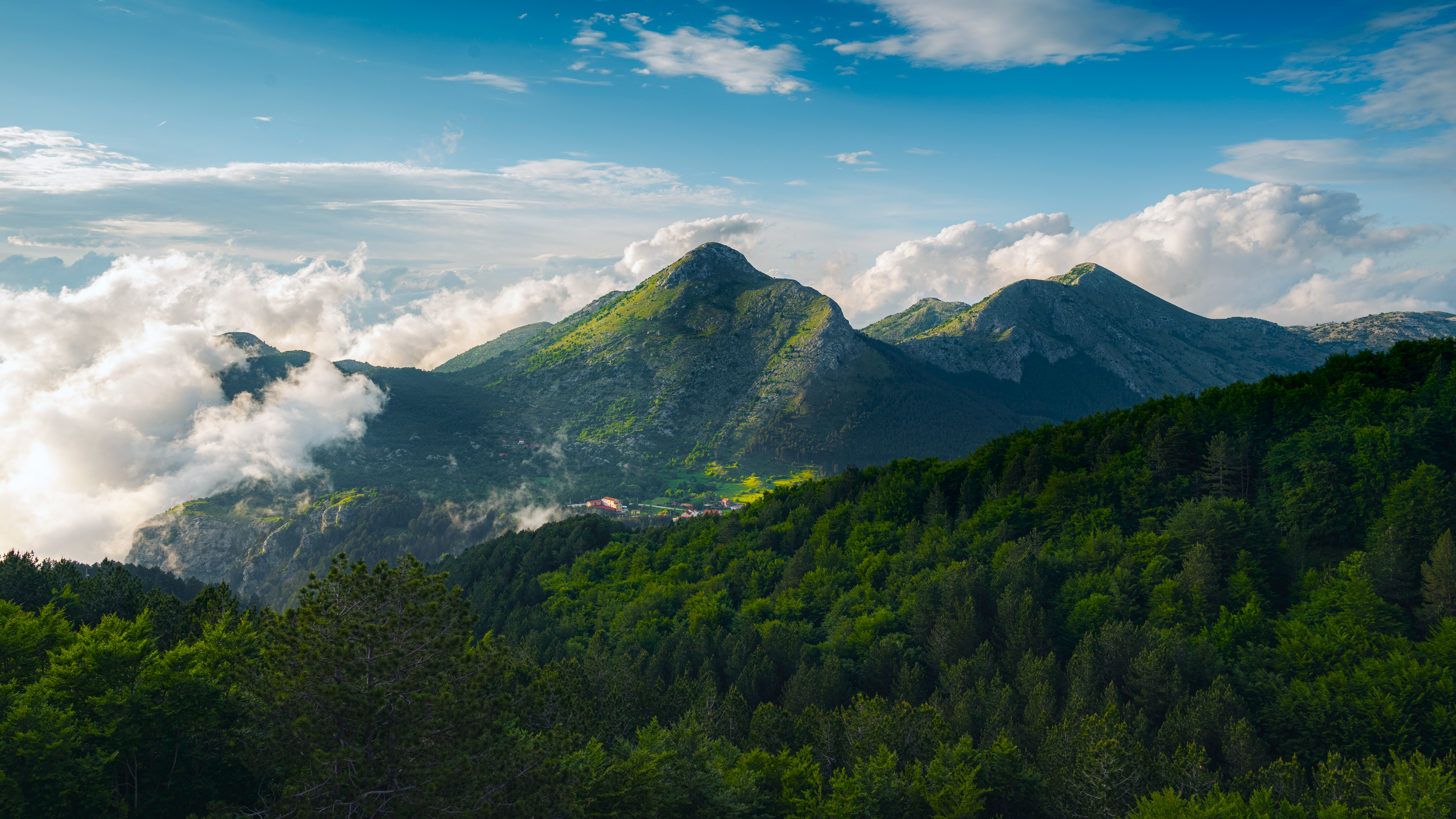 风景大片,自然风光,云海,山谷,丘陵