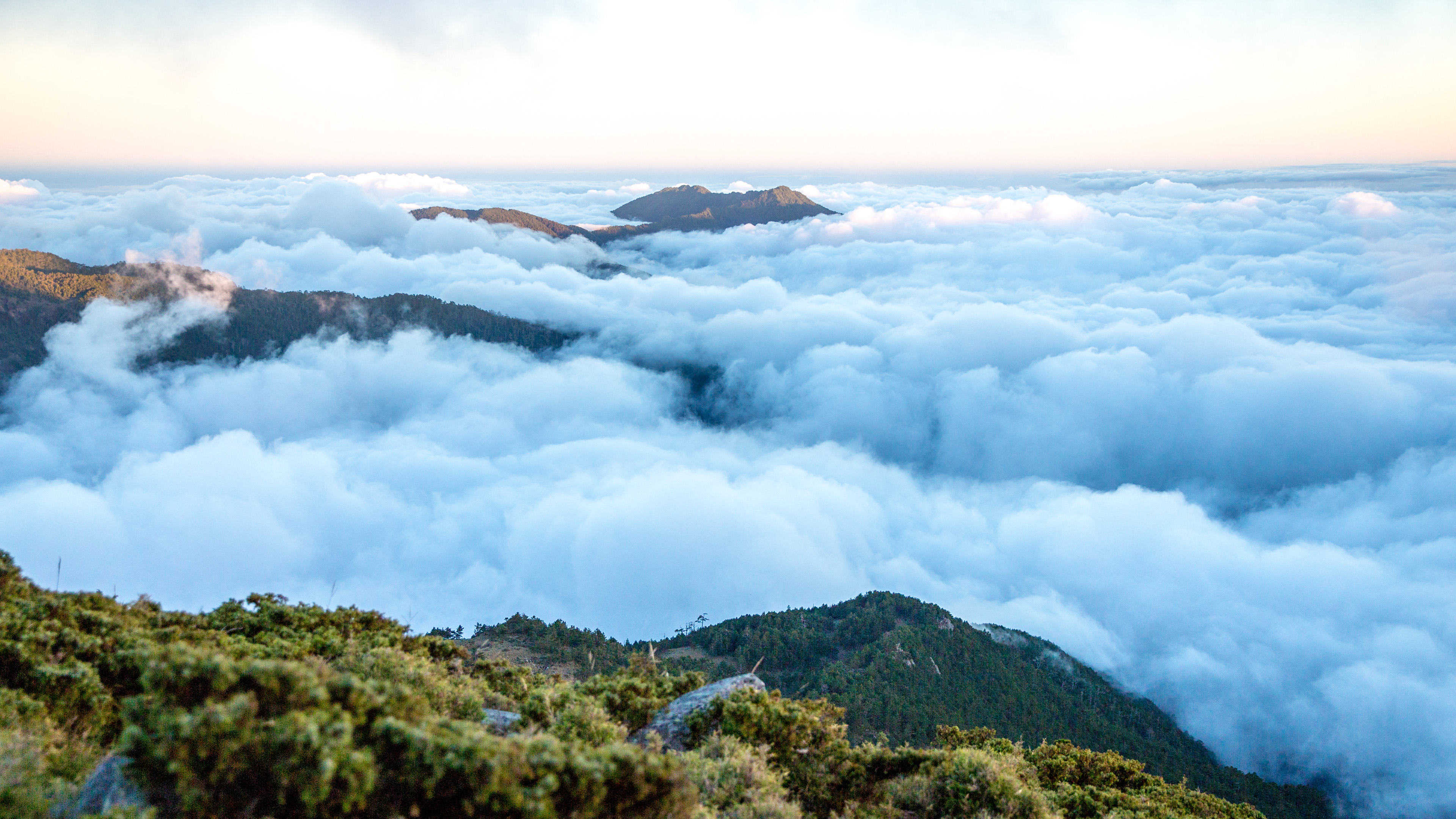 风景大片,云海,山峰