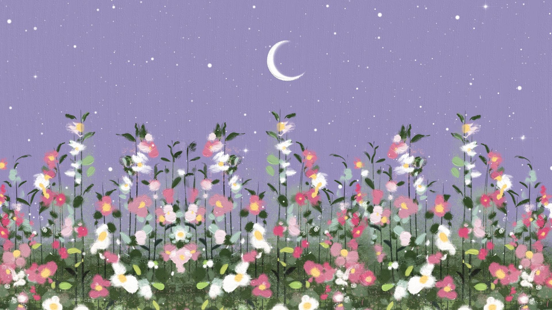 清新,,手绘,,小花,