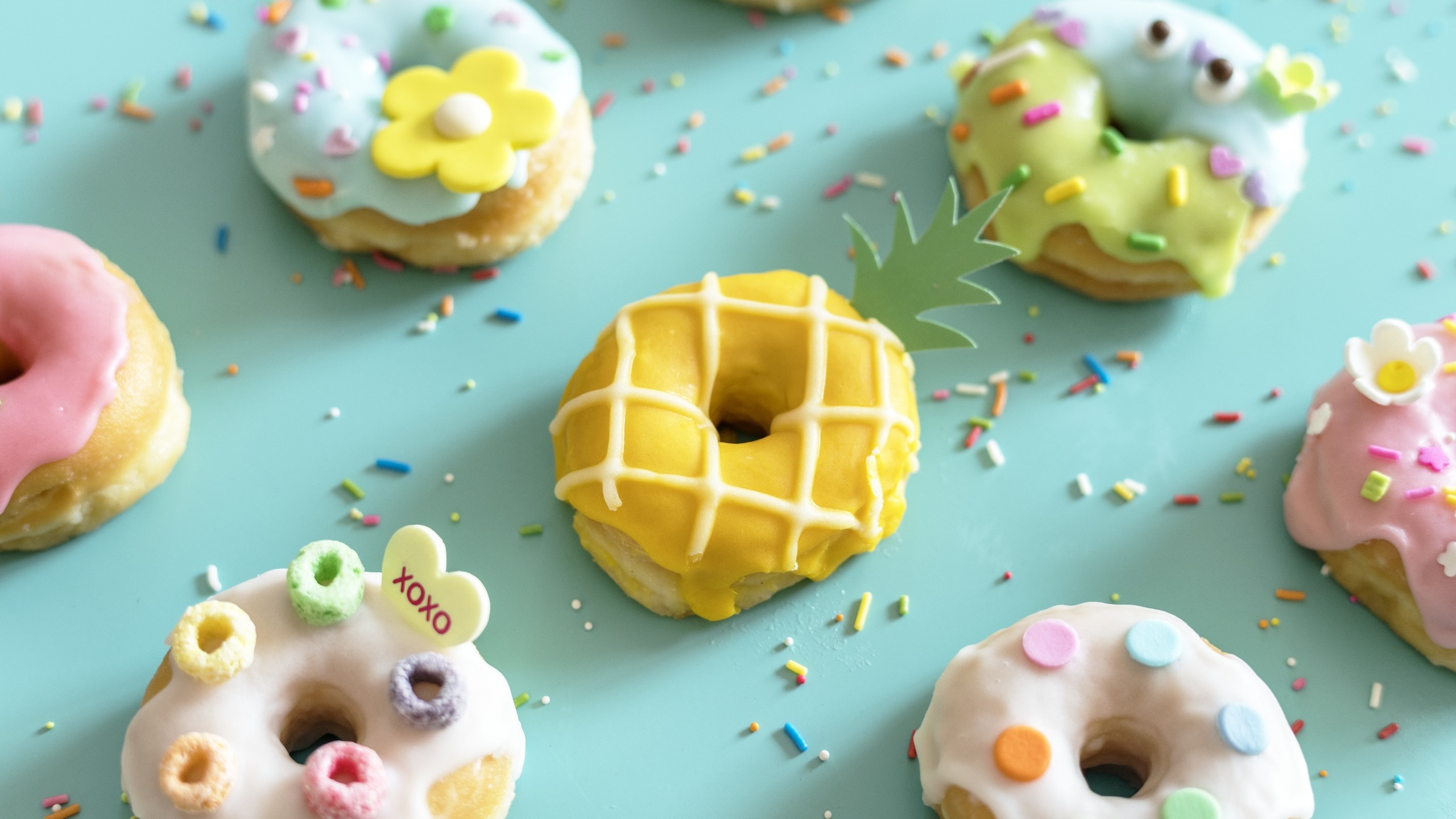 舒缓压力,甜甜圈,面包,蛋糕