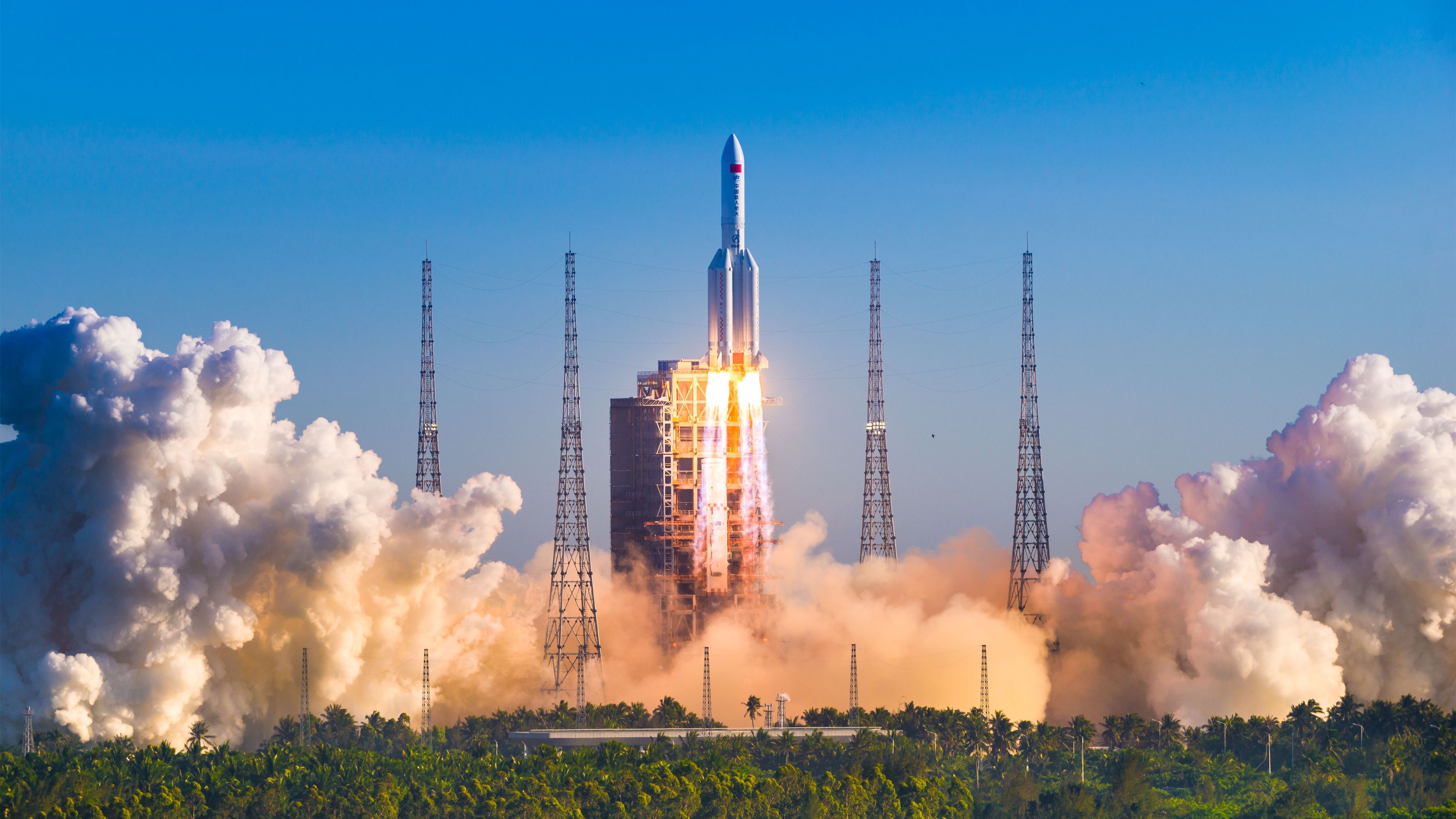 火箭,长征5,发射,升空