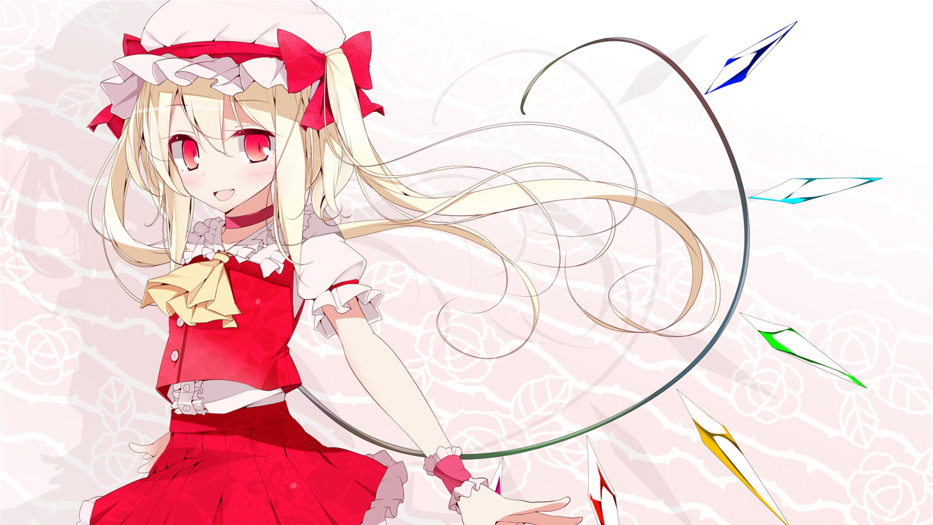 红色长发,,动漫美女