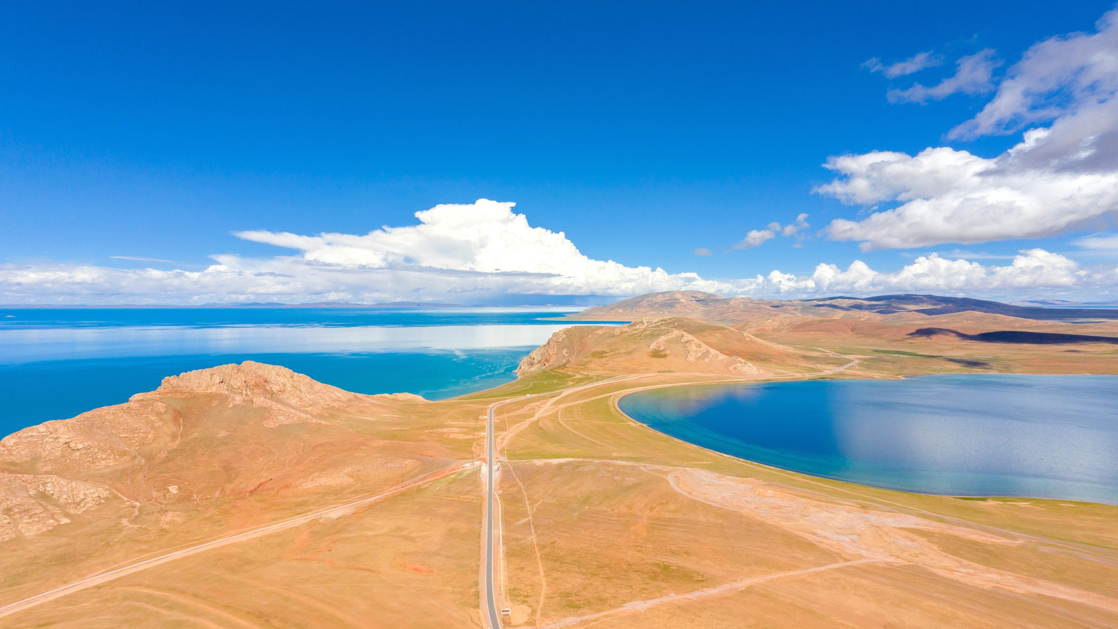 西藏,,色林措,风光