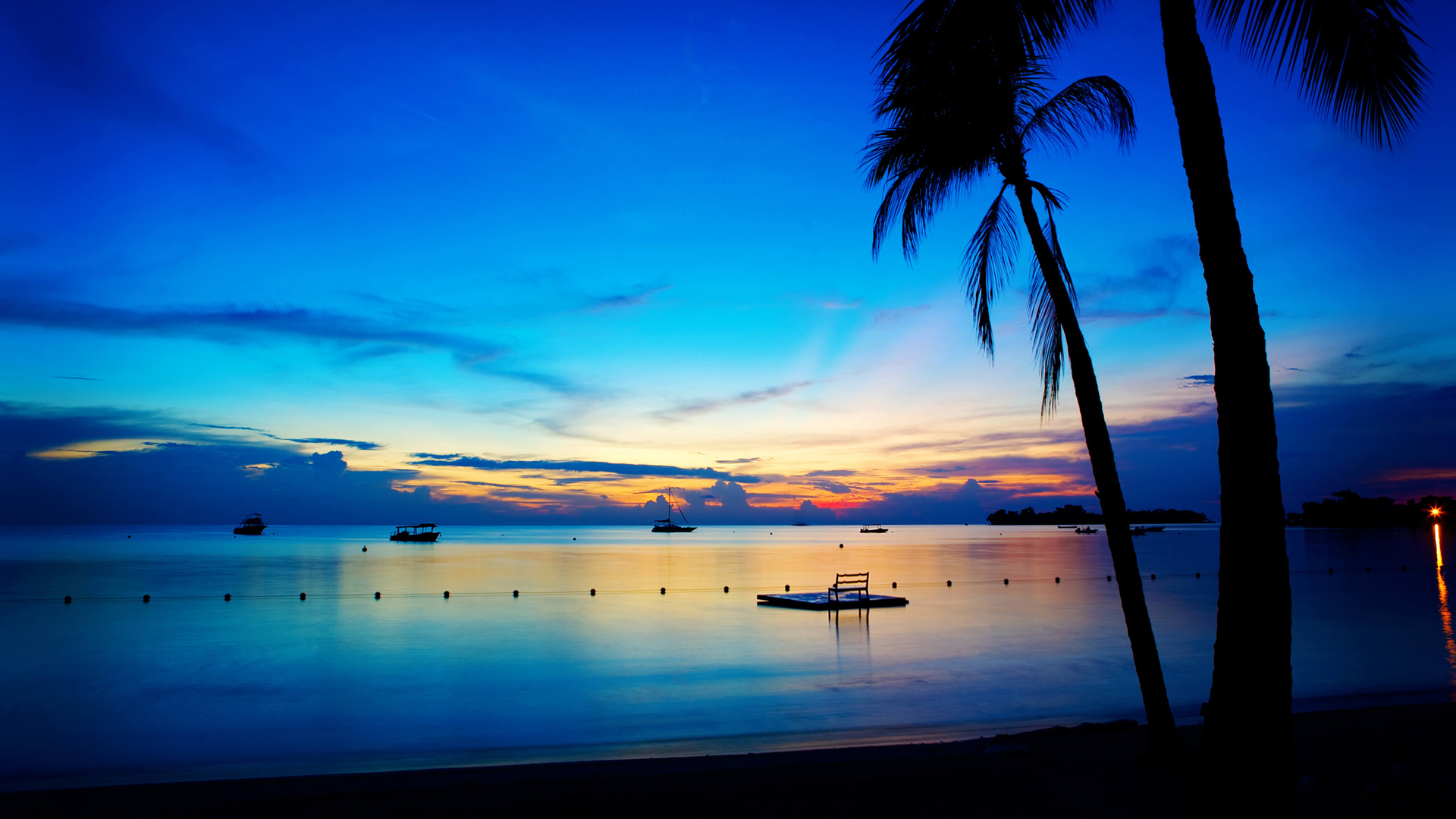 落日余晖,,海边,,落日,,风景