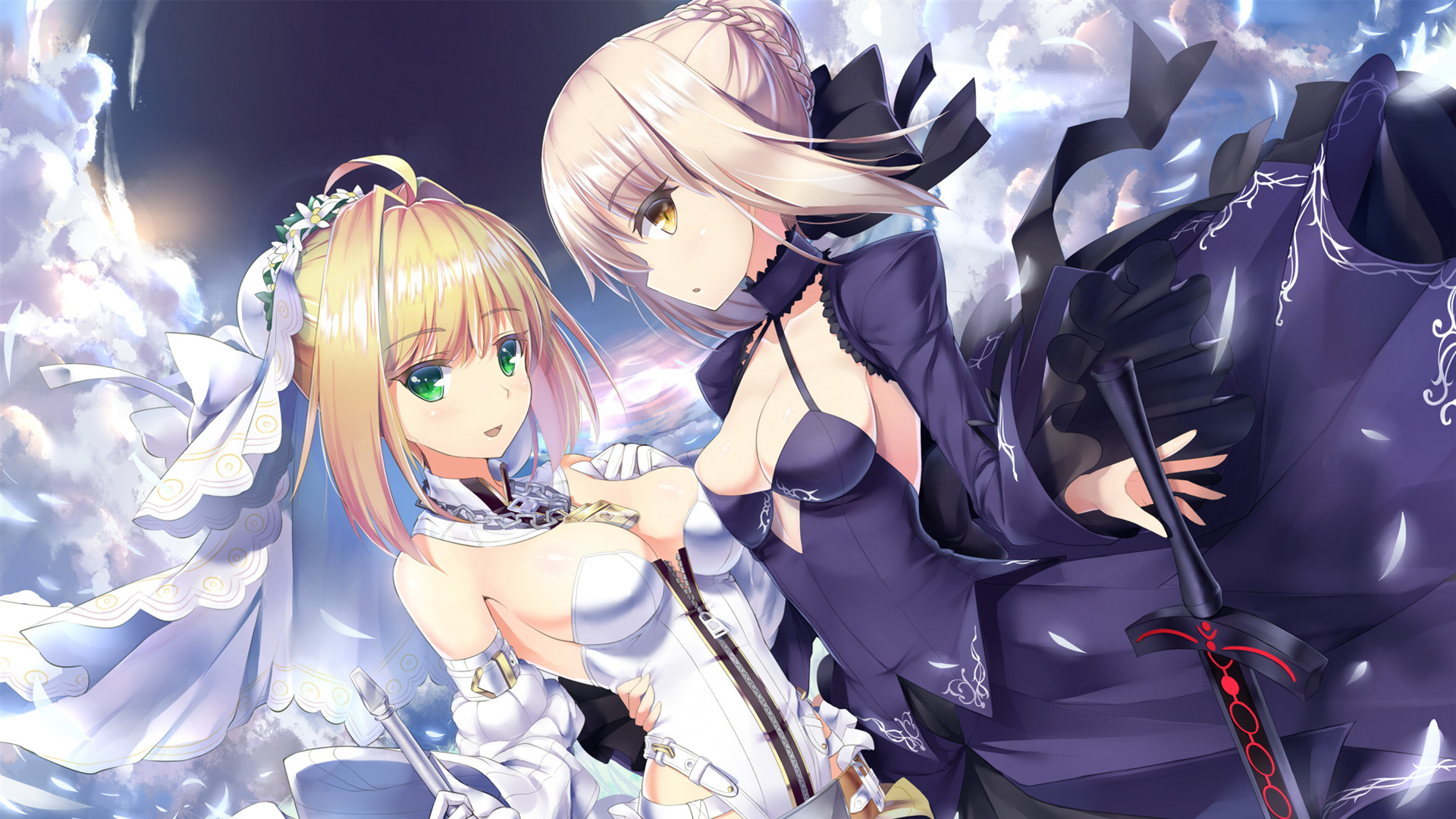 动漫,好看,,长卷发,,动漫少女