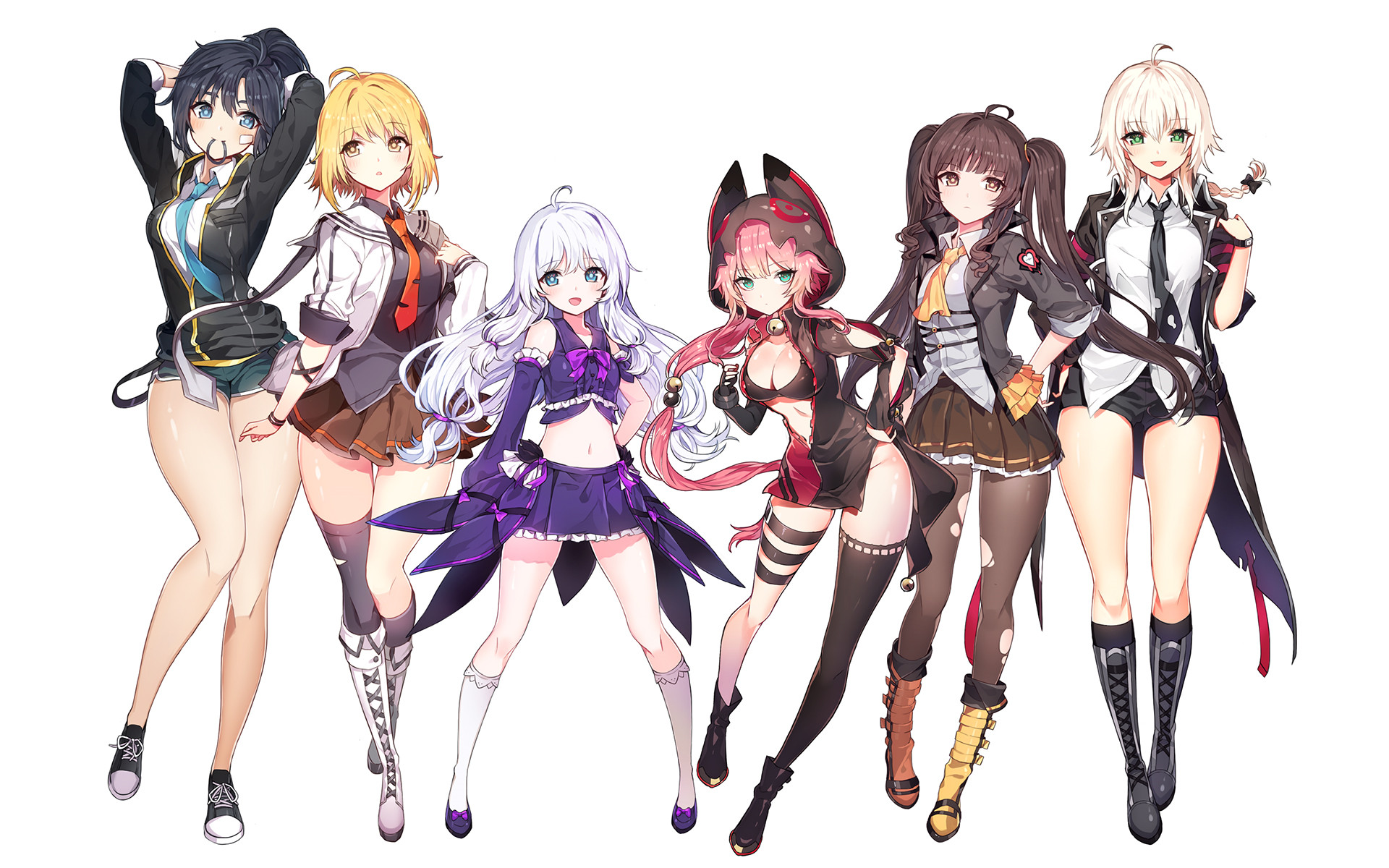 卡通人物,姐妹,魔法