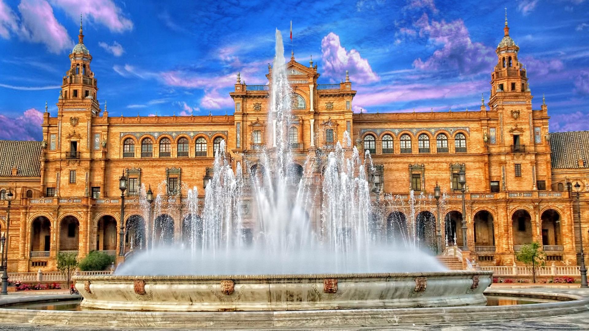 自然风光,,西班牙,,明珠,塞维利亚