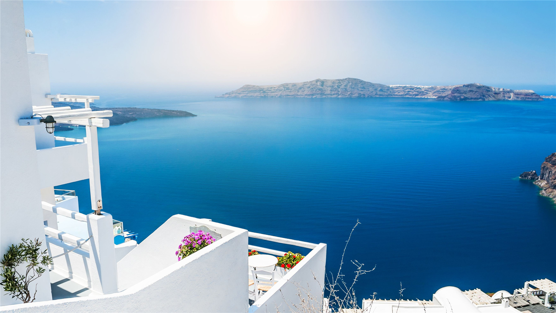 自然风光,,蓝白世界,,,圣托里尼风光