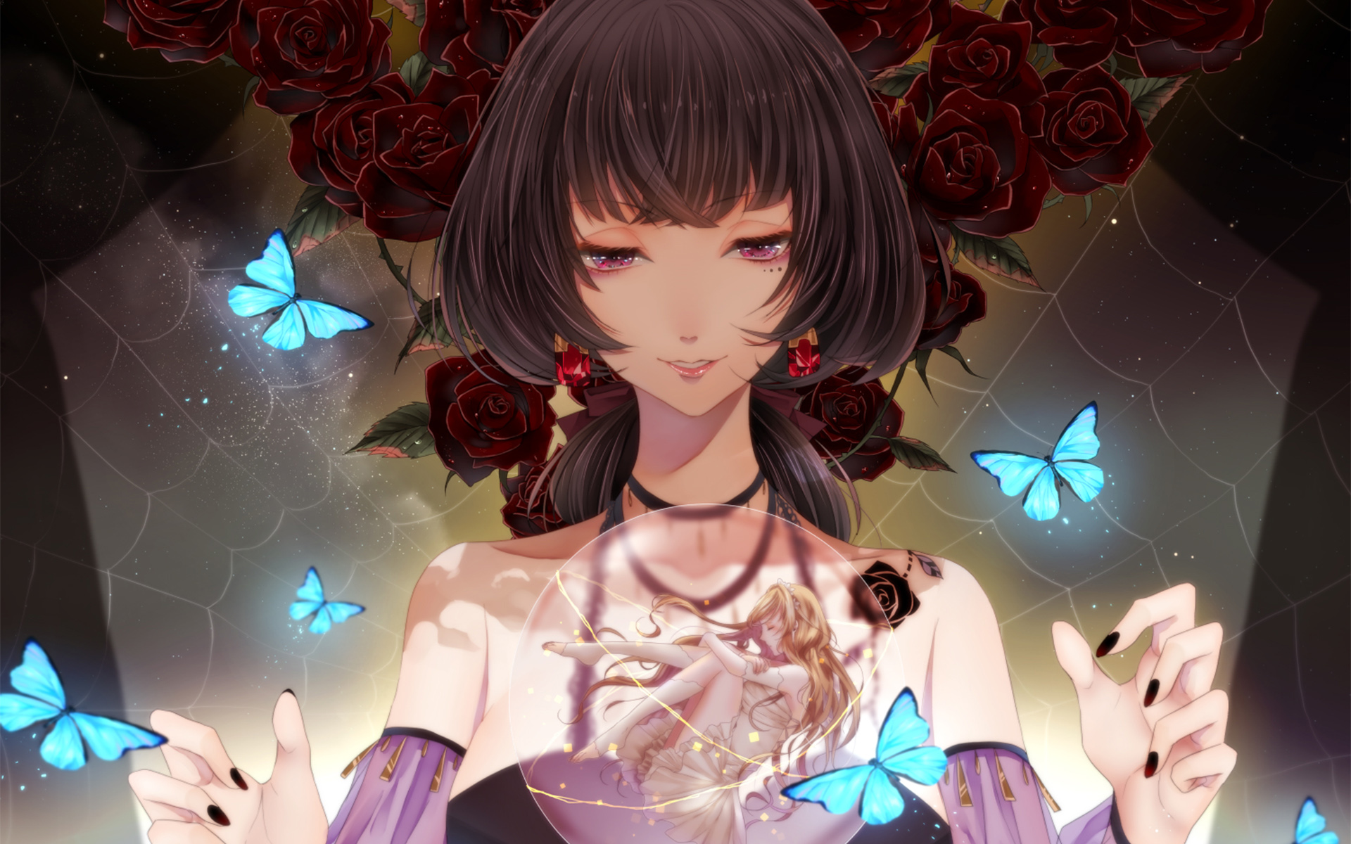 动漫,暗黑系,,性感,,魅力,,动漫美女