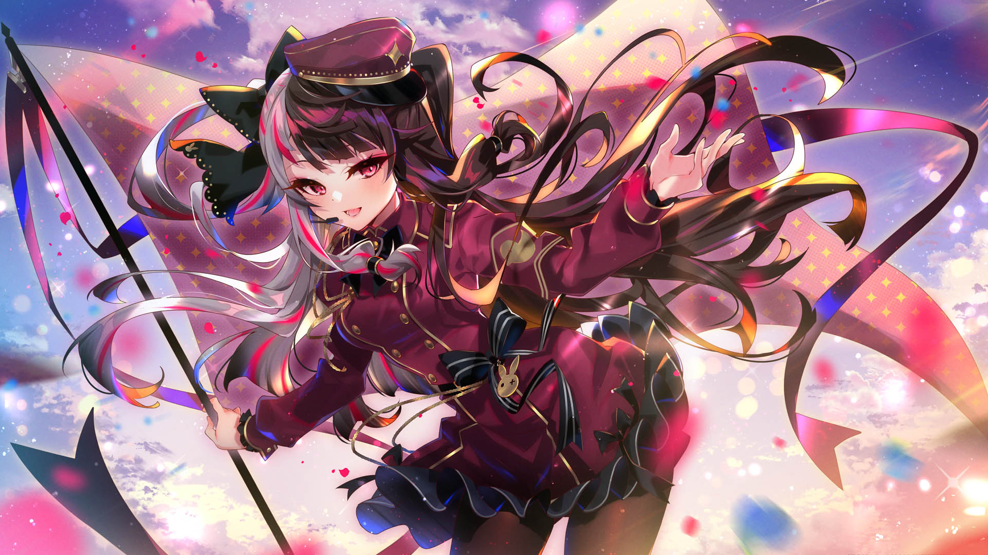 动漫,,粉裙,,美女,,性感,,美腿