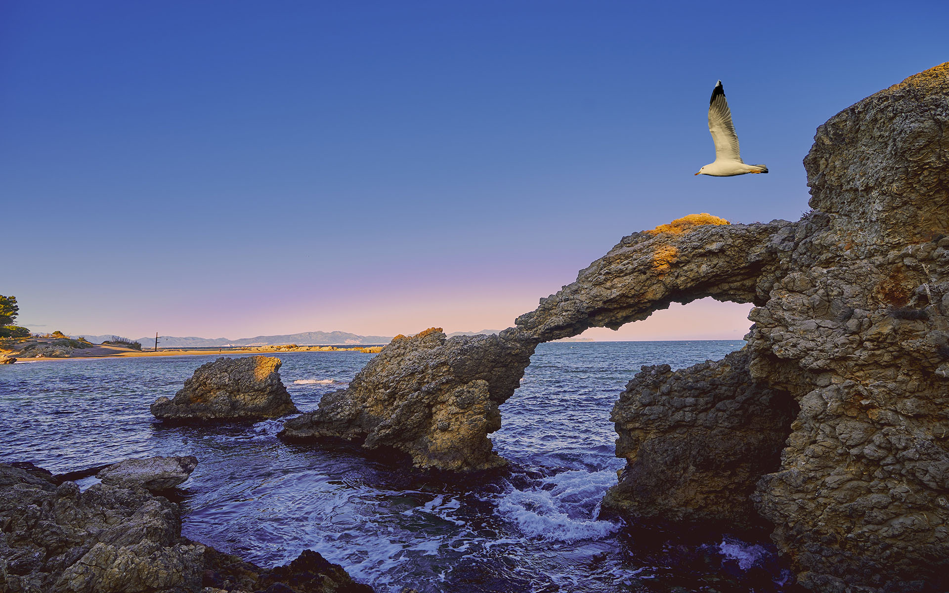 海洋天堂,,布拉瓦,海洋,美景,礁石