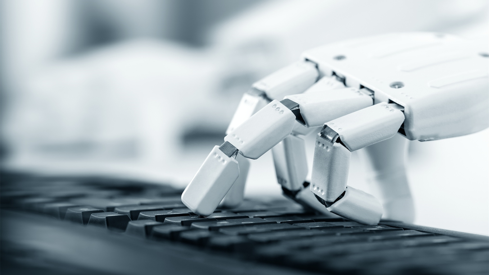 机器人,机械手,电脑,控制器,按键