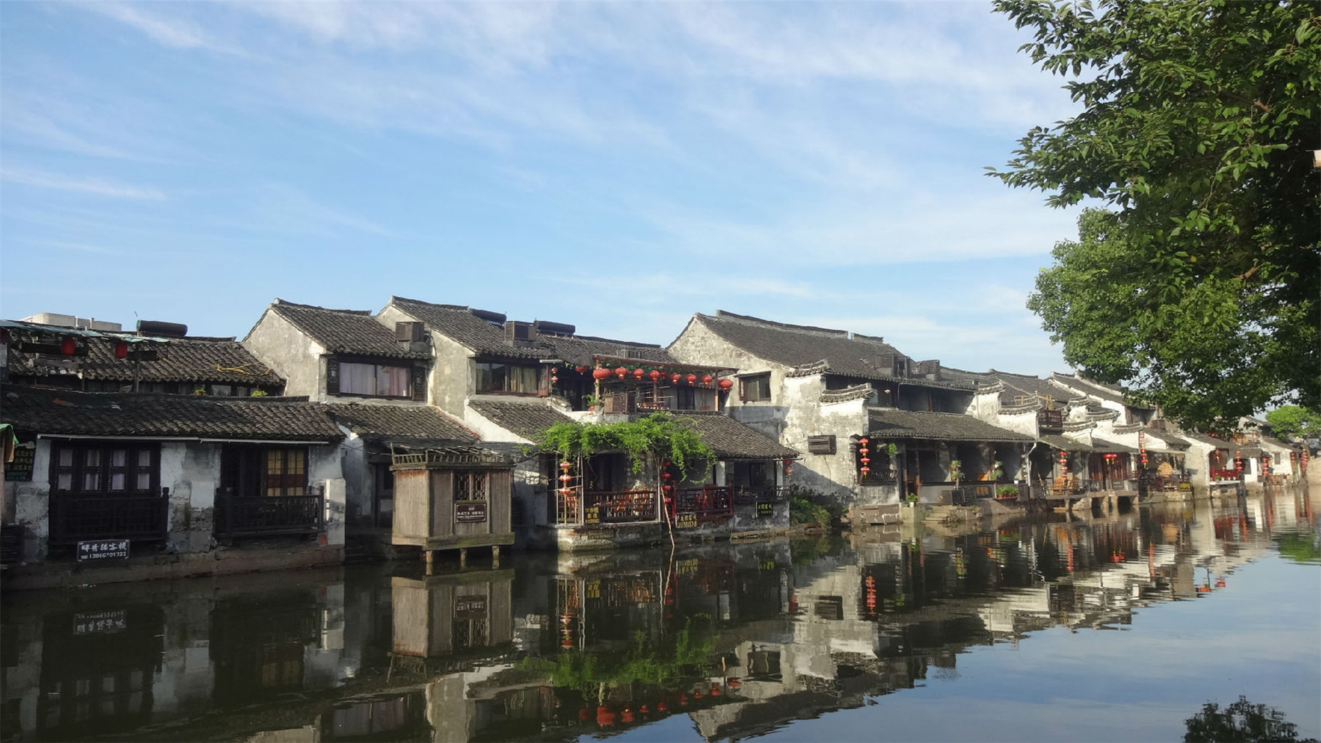 江南,水乡,小镇,河水