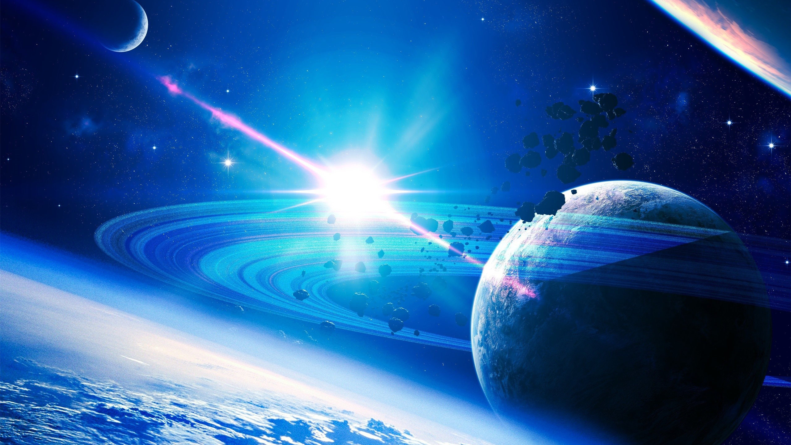 宇宙,地球,蓝色星球,星系,太空