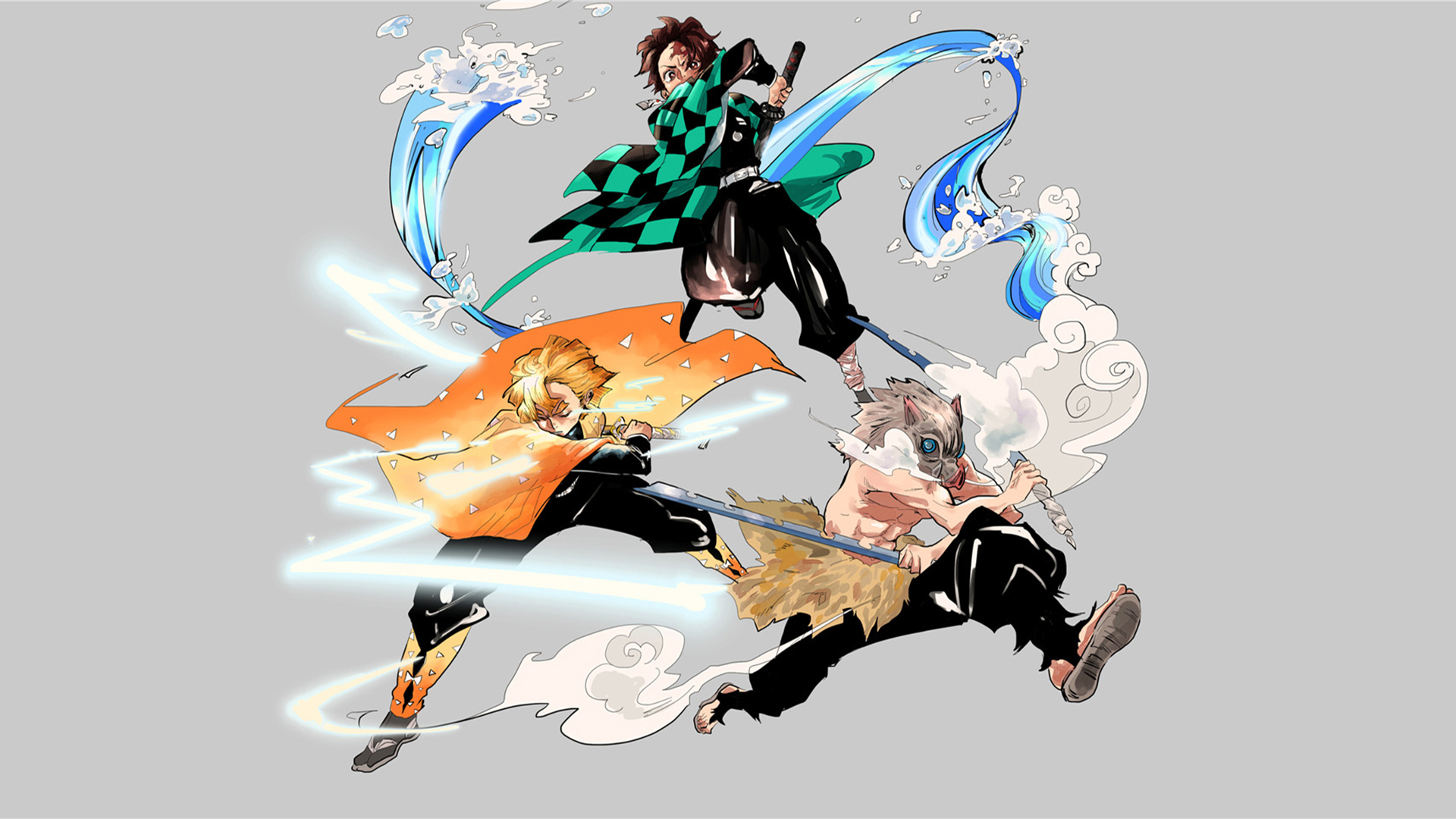 鬼灭之刃,炭治郎,我妻善逸,野猪