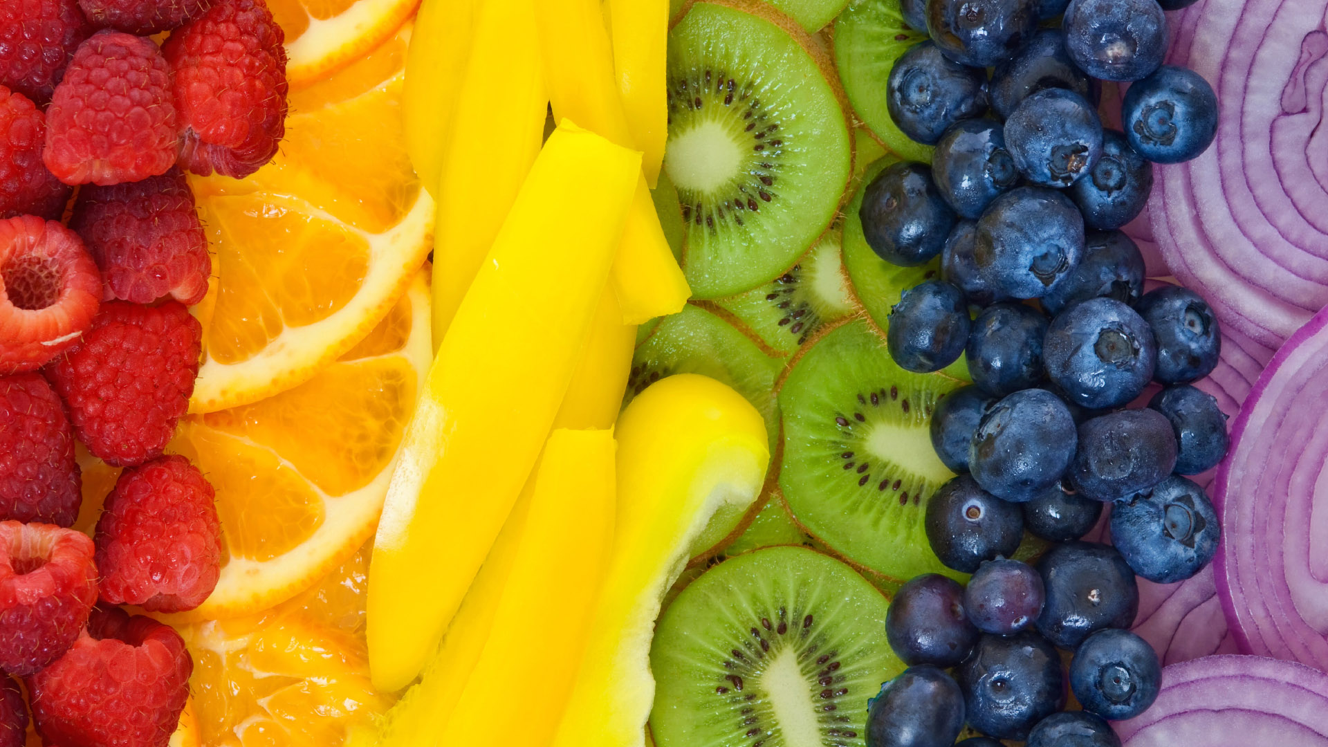 动感水果,树莓,橘子,芒果,猕猴桃,蓝莓