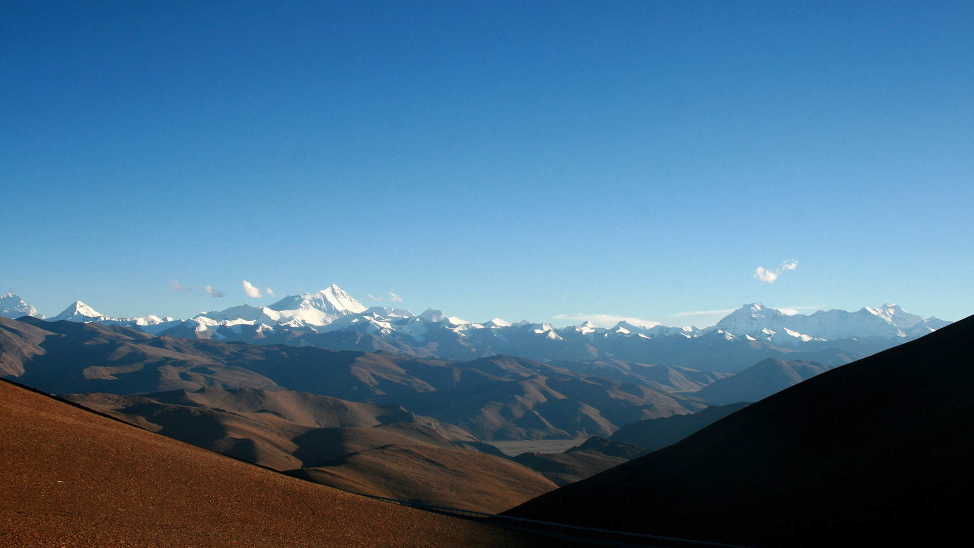 自然风光,珠穆朗玛,喜马拉雅,山脉,高原,雪山
