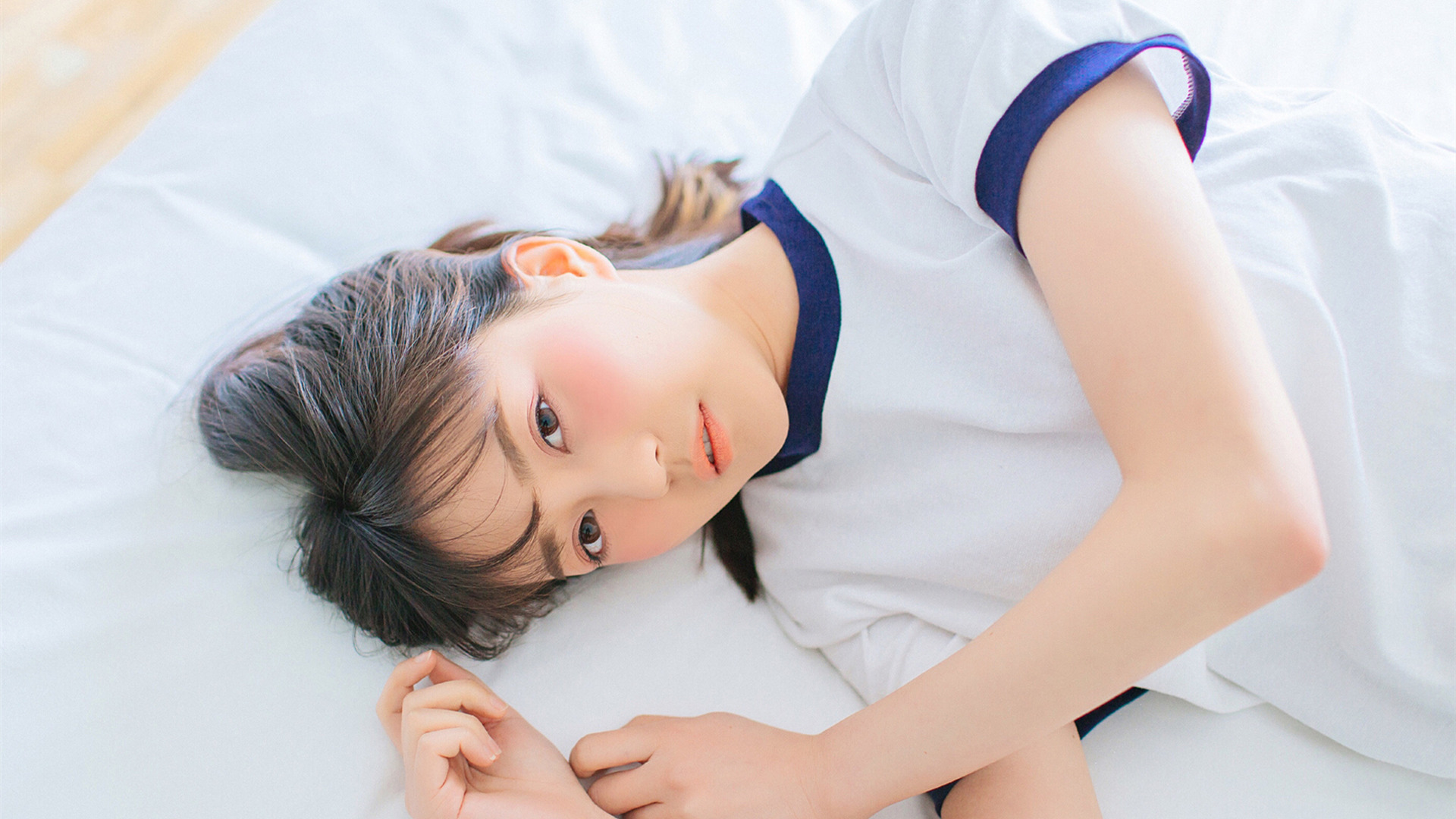 清纯,运动,阳光,女孩,学妹