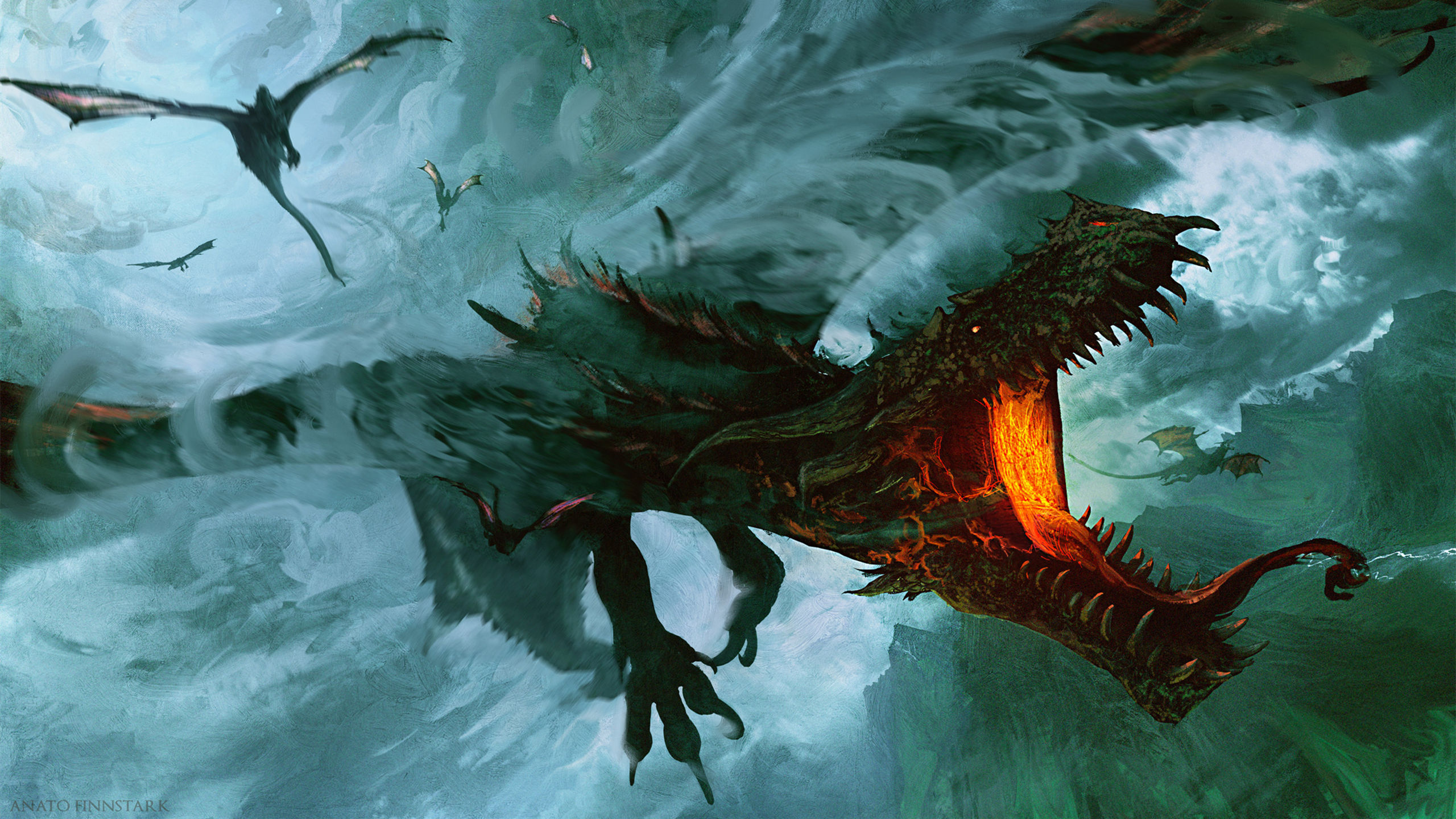 龙,吐息,龙息,火龙,火焰