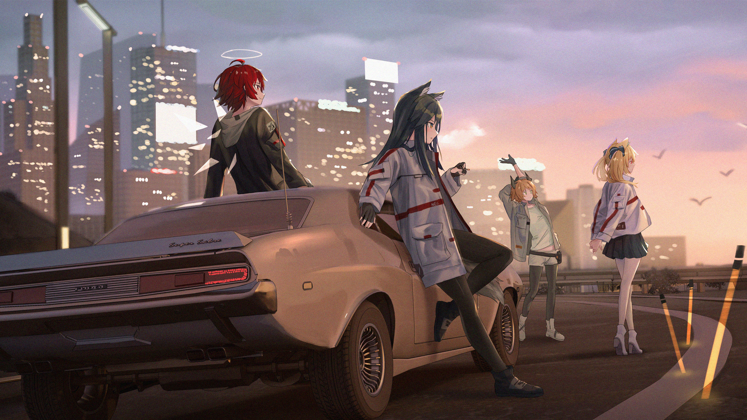 明日方舟,城市,汽车,公路