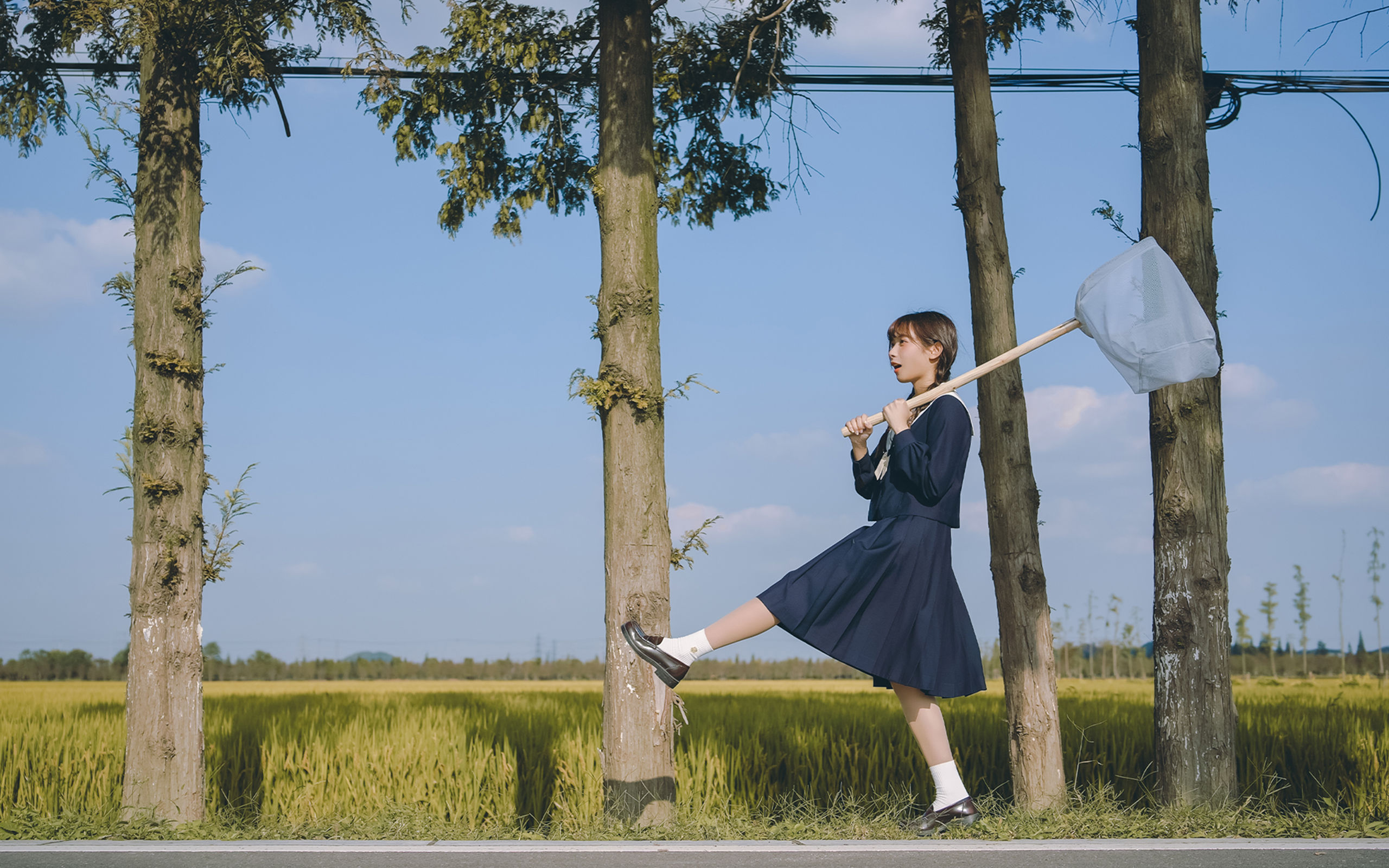 清纯,校服,制服,学妹,乡村