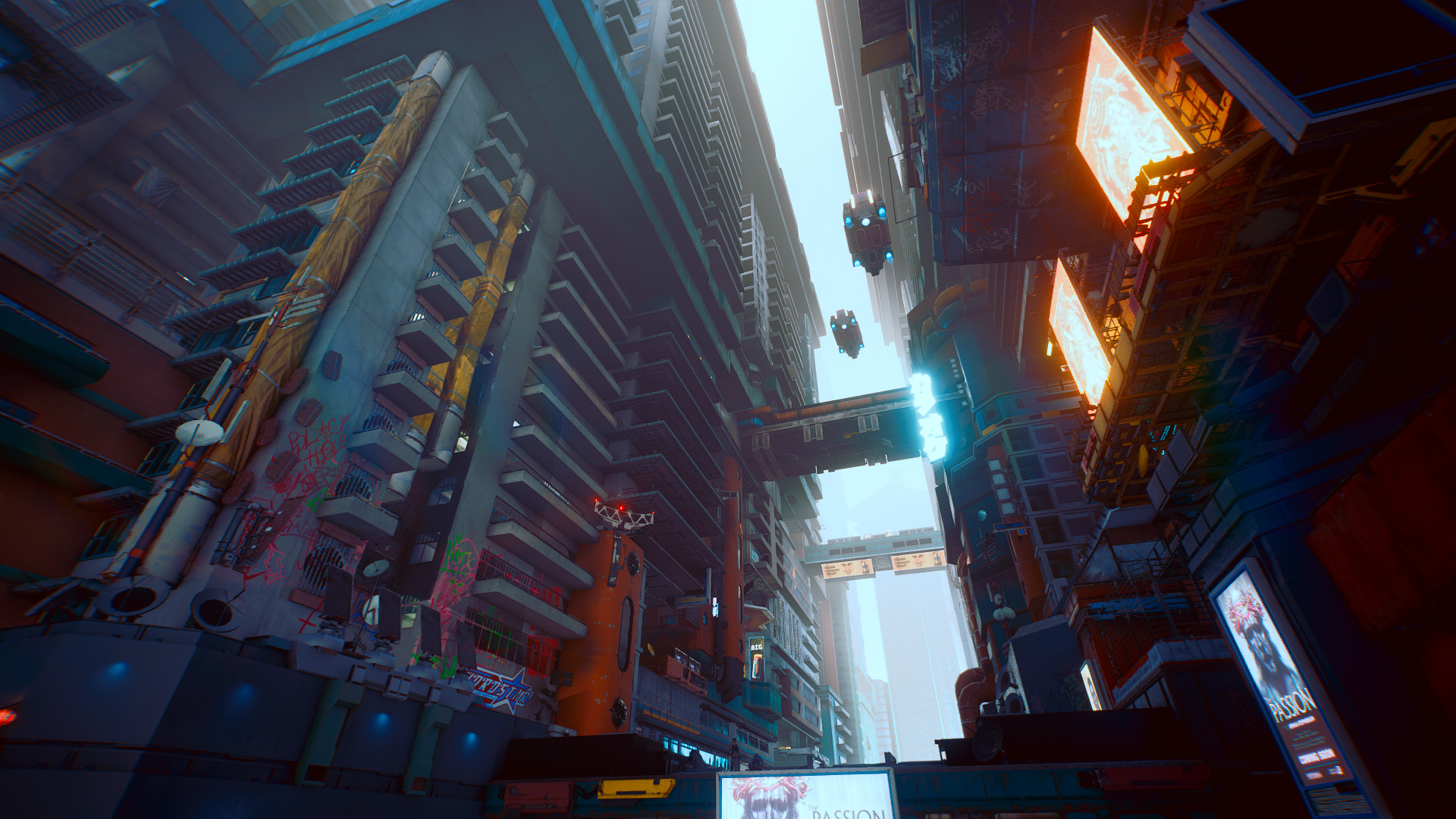 主机游戏,赛博朋克,2077,未来城市,飞行器,高楼