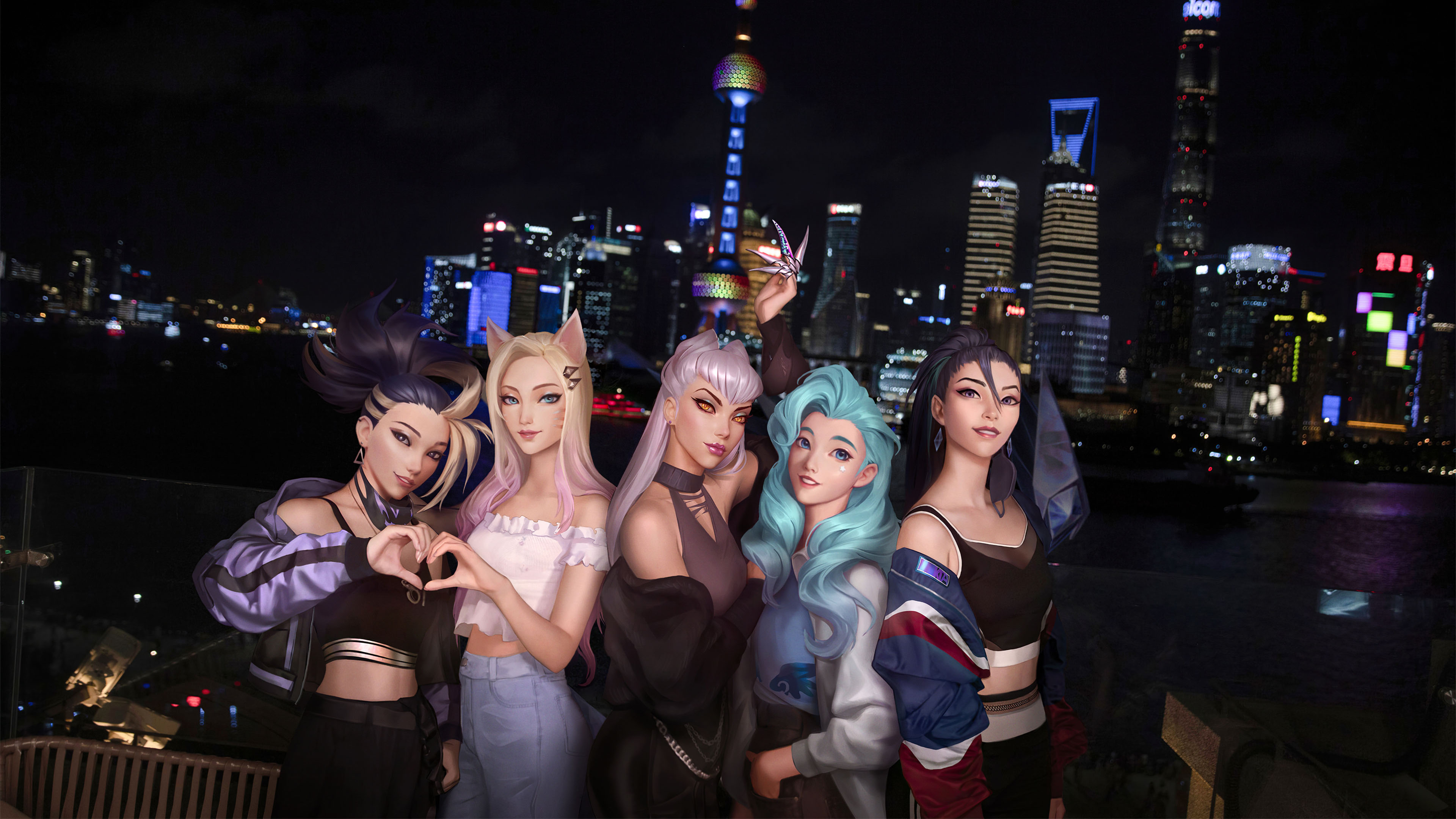 英雄联盟,lol,KDA,MORE,阿狸,萨勒芬妮,阿卡丽,伊芙琳,卡莎