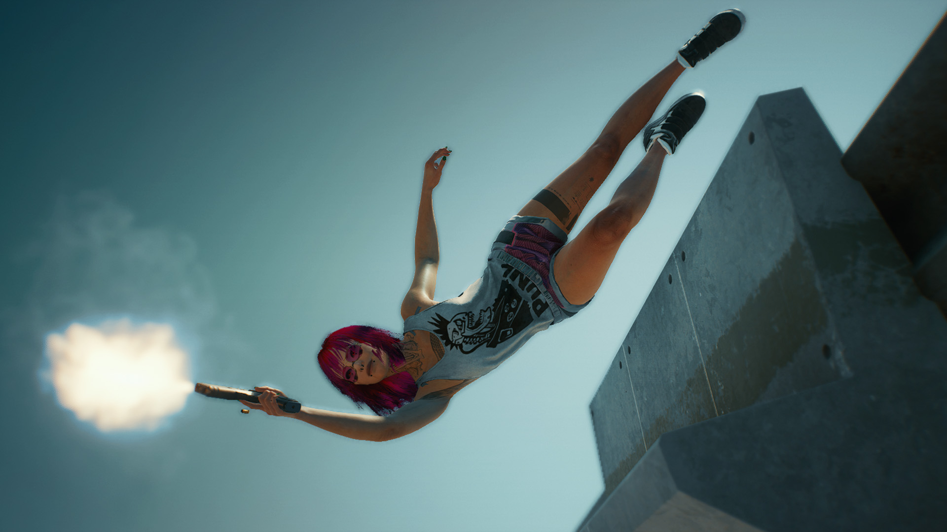 主机游戏,赛博朋克,2077,手枪,射击