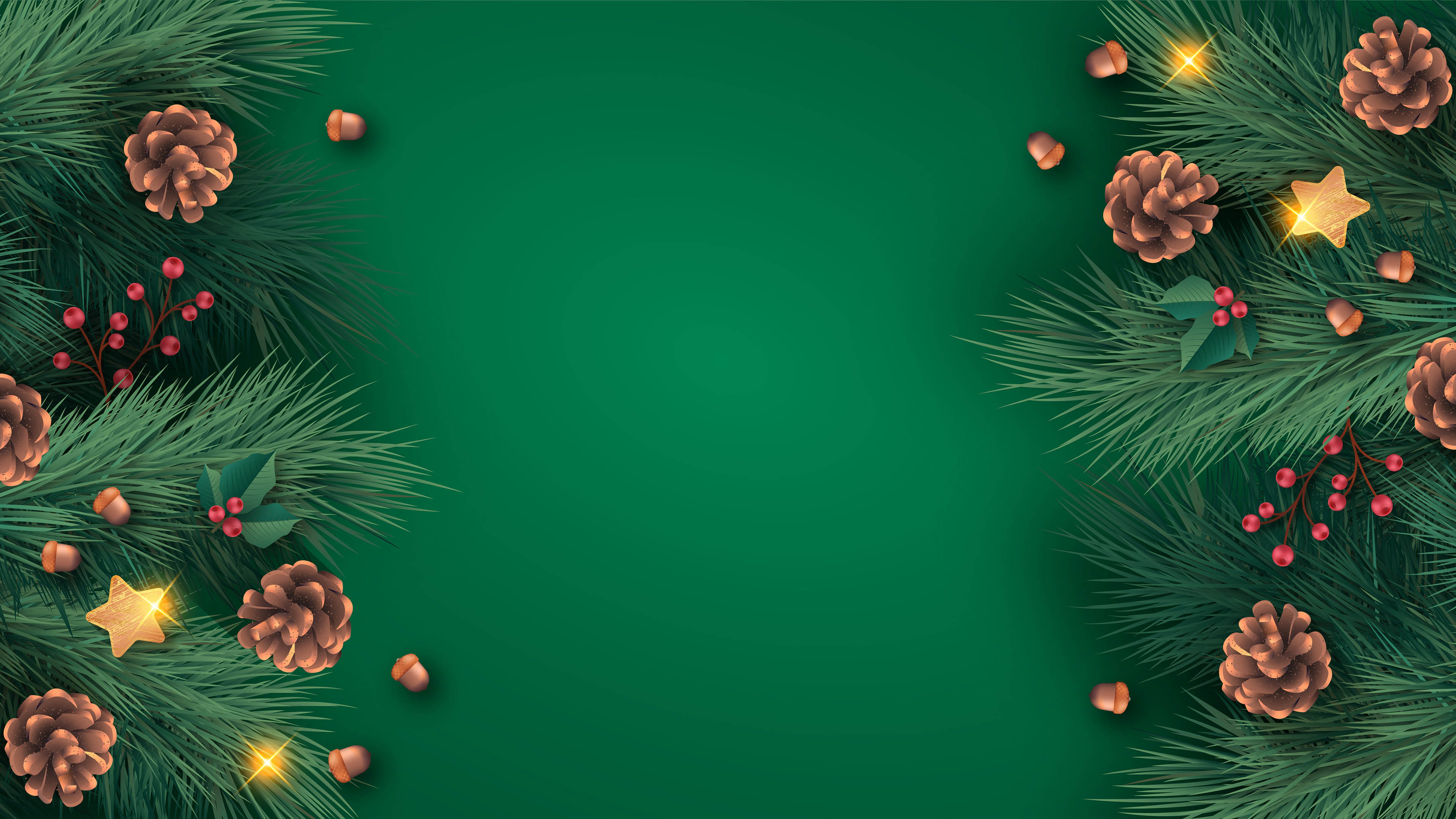 圣诞节,松果,星星,圣诞树