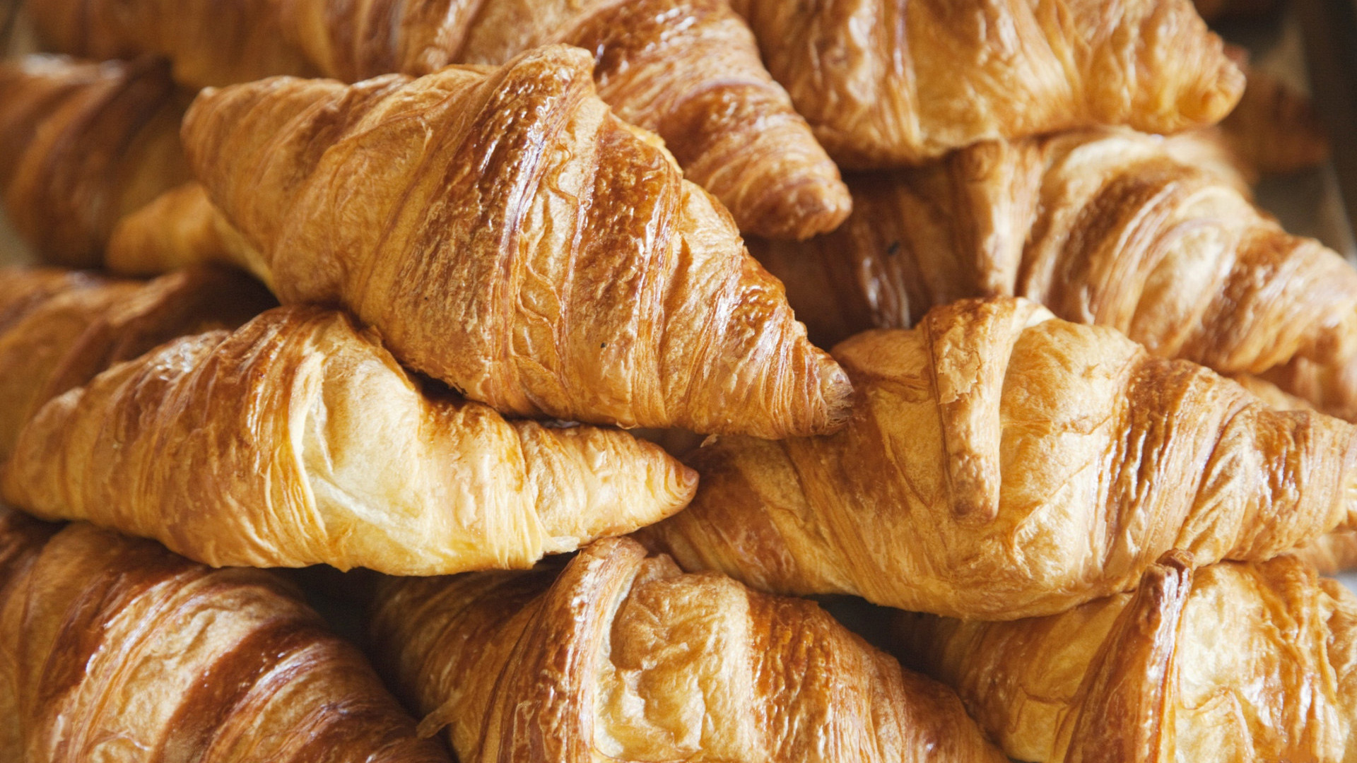 舒缓压力,面包,牛角包,早餐