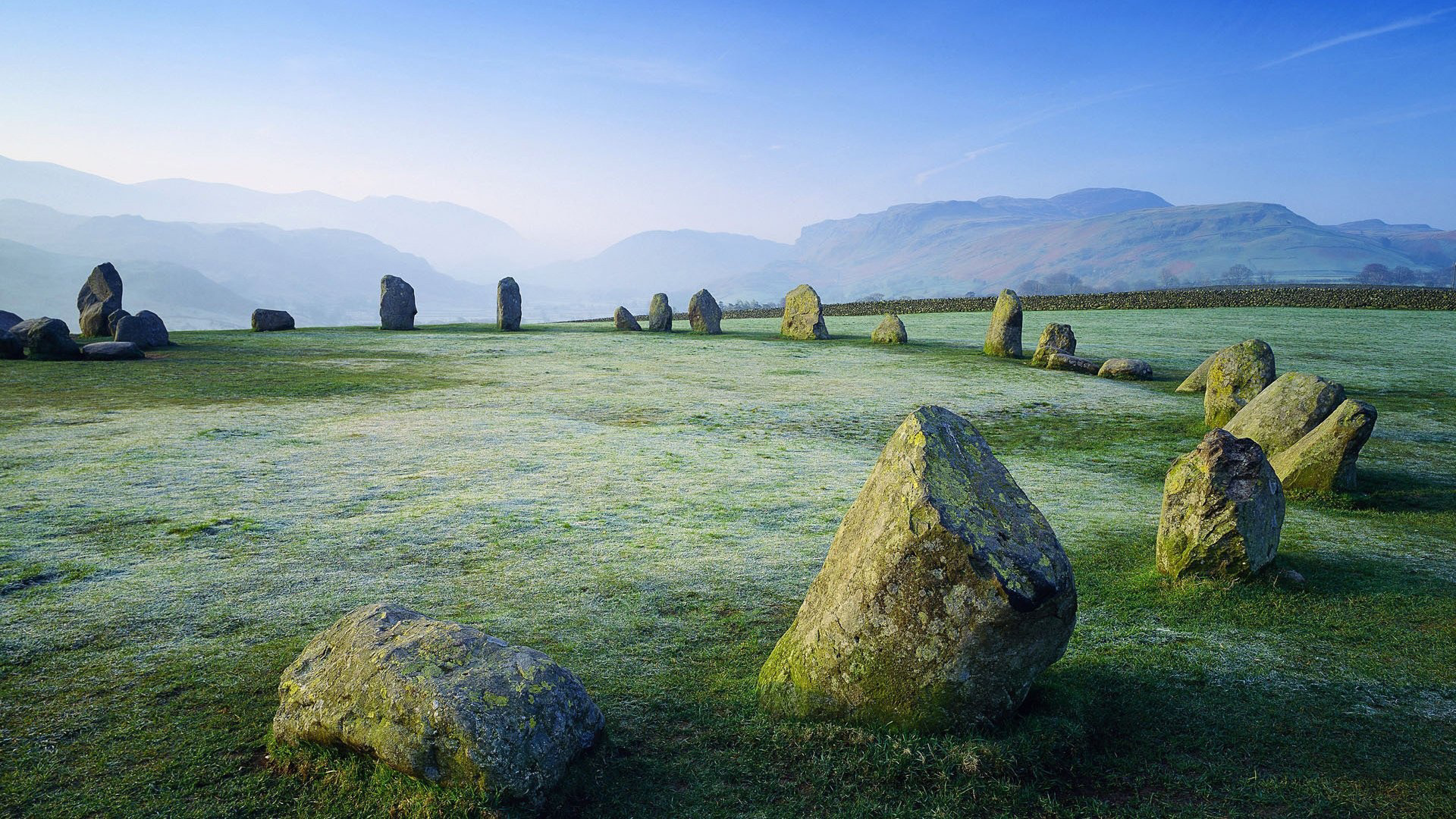 名胜古迹,巨石阵,苏格兰,旷野