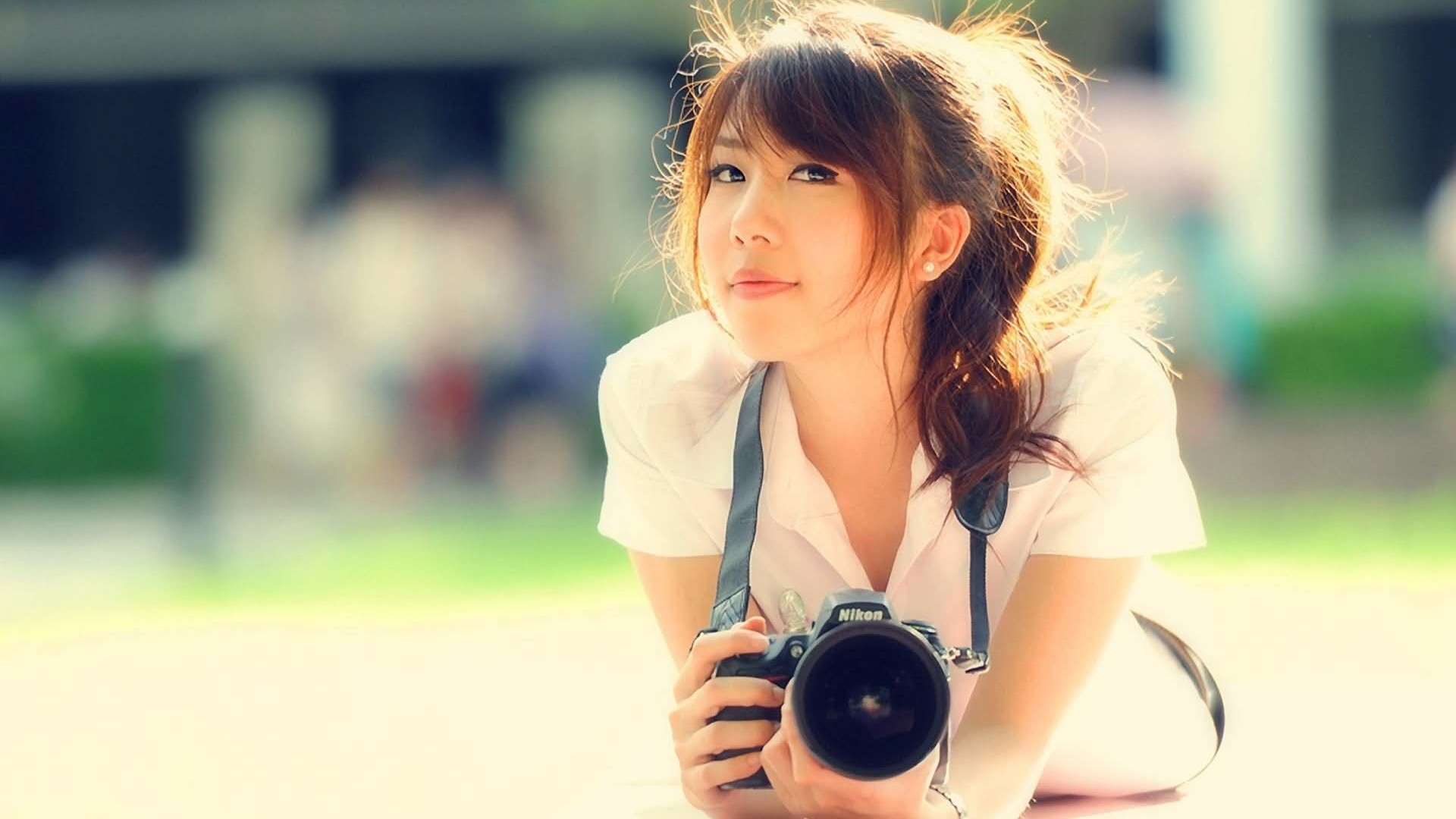 清纯,照相机,阳光,运动,气质