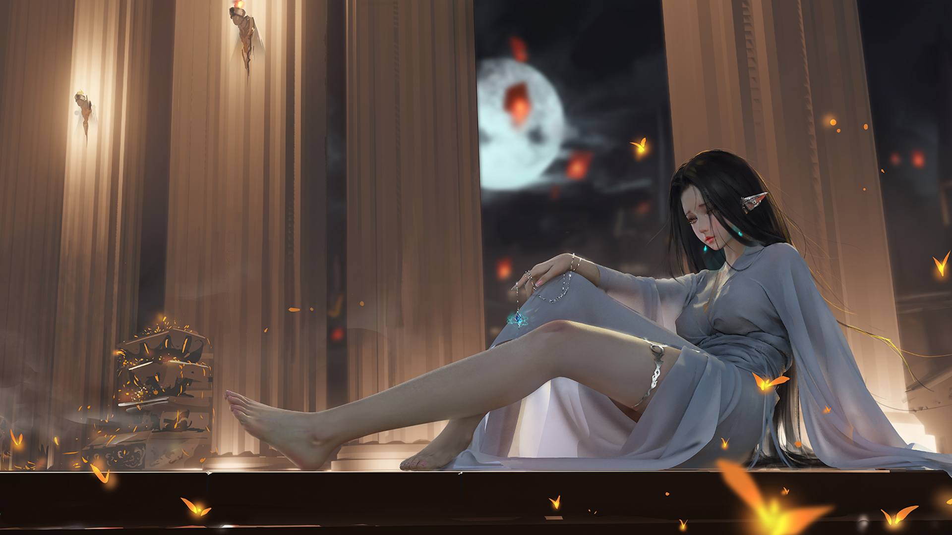 鬼刀,风铃,公主,古风,宫殿