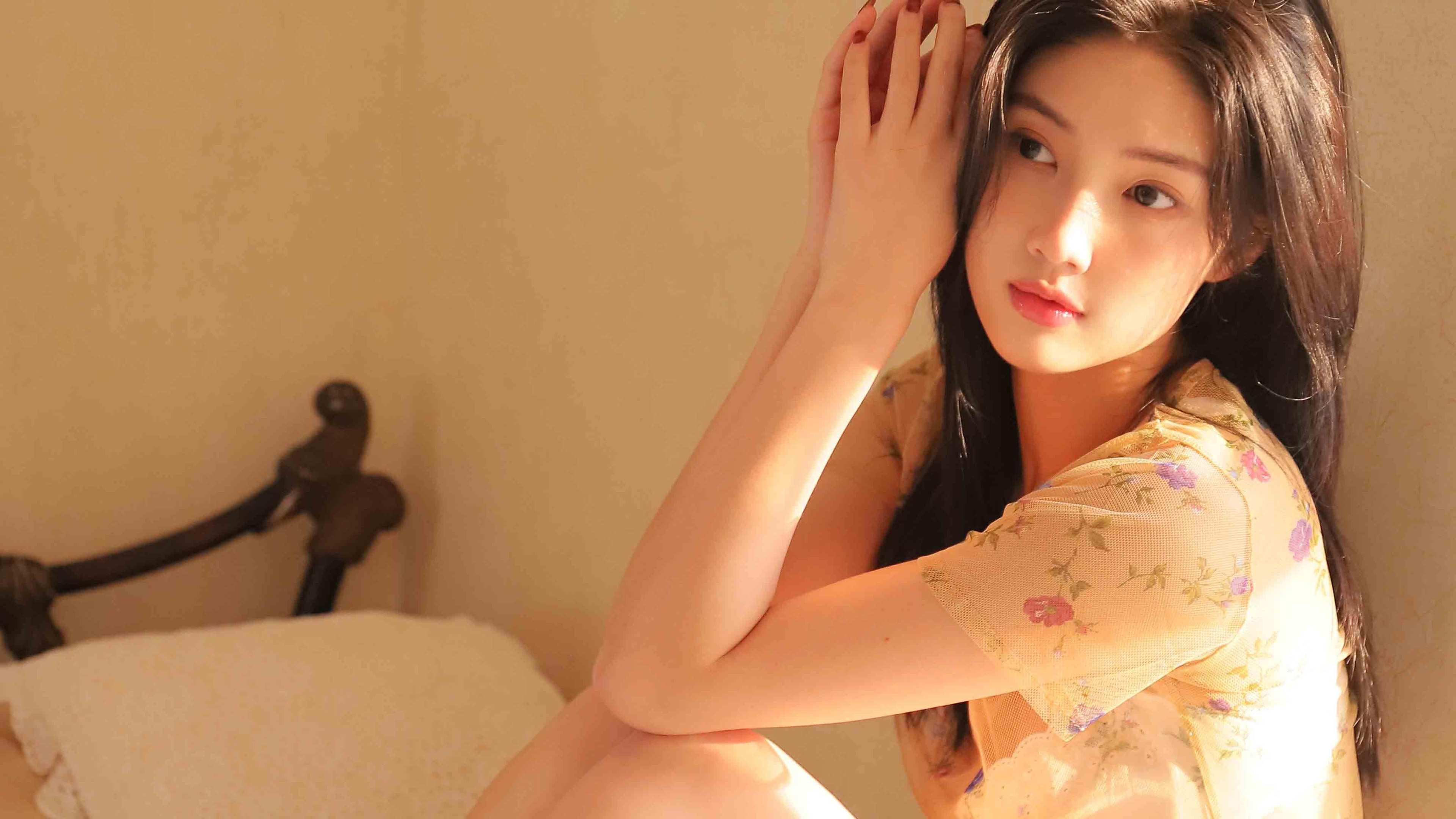 性感女神,阳光,长发,养眼,居家,写真