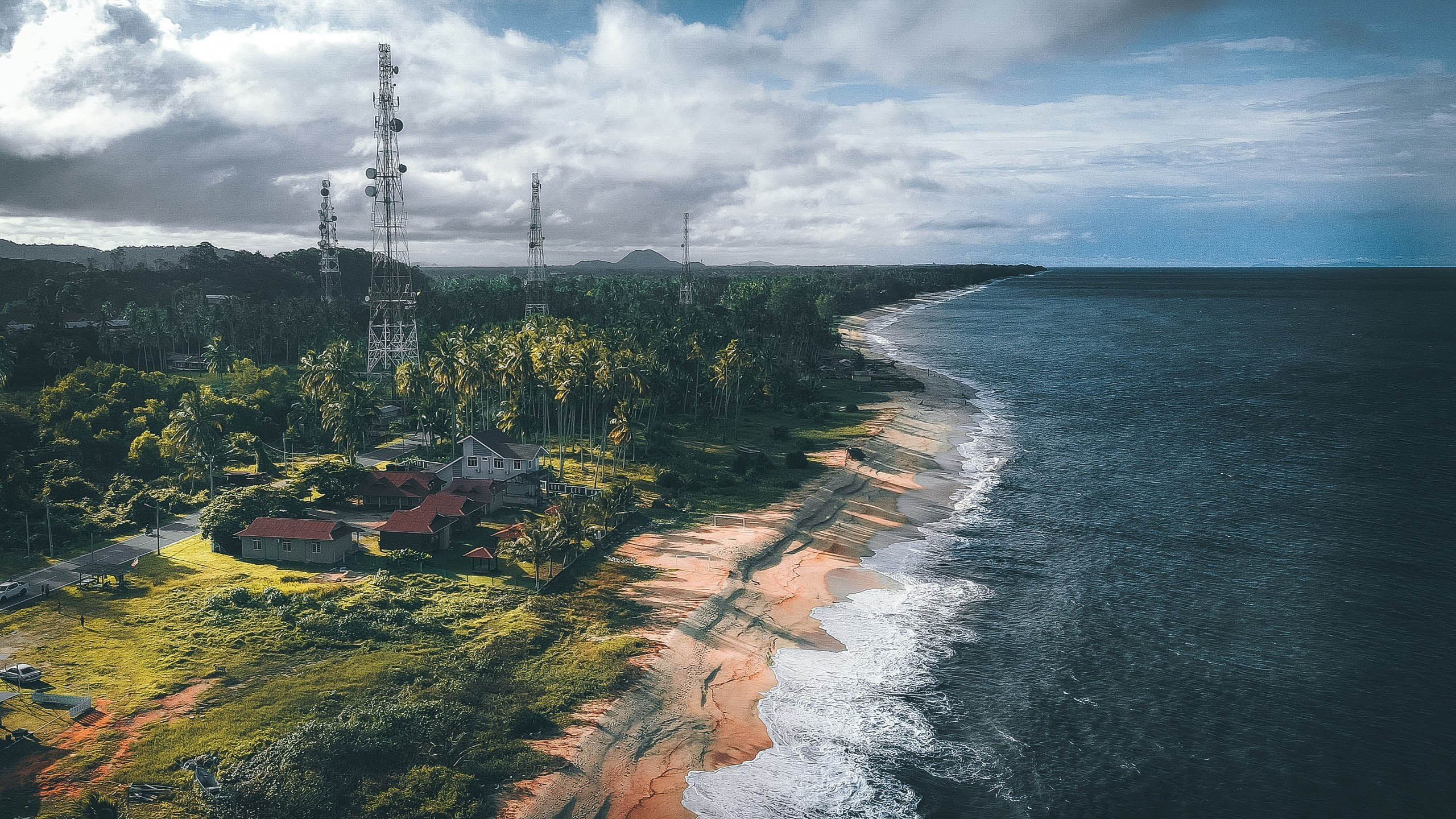 海洋天堂,海岸,海浪,航拍