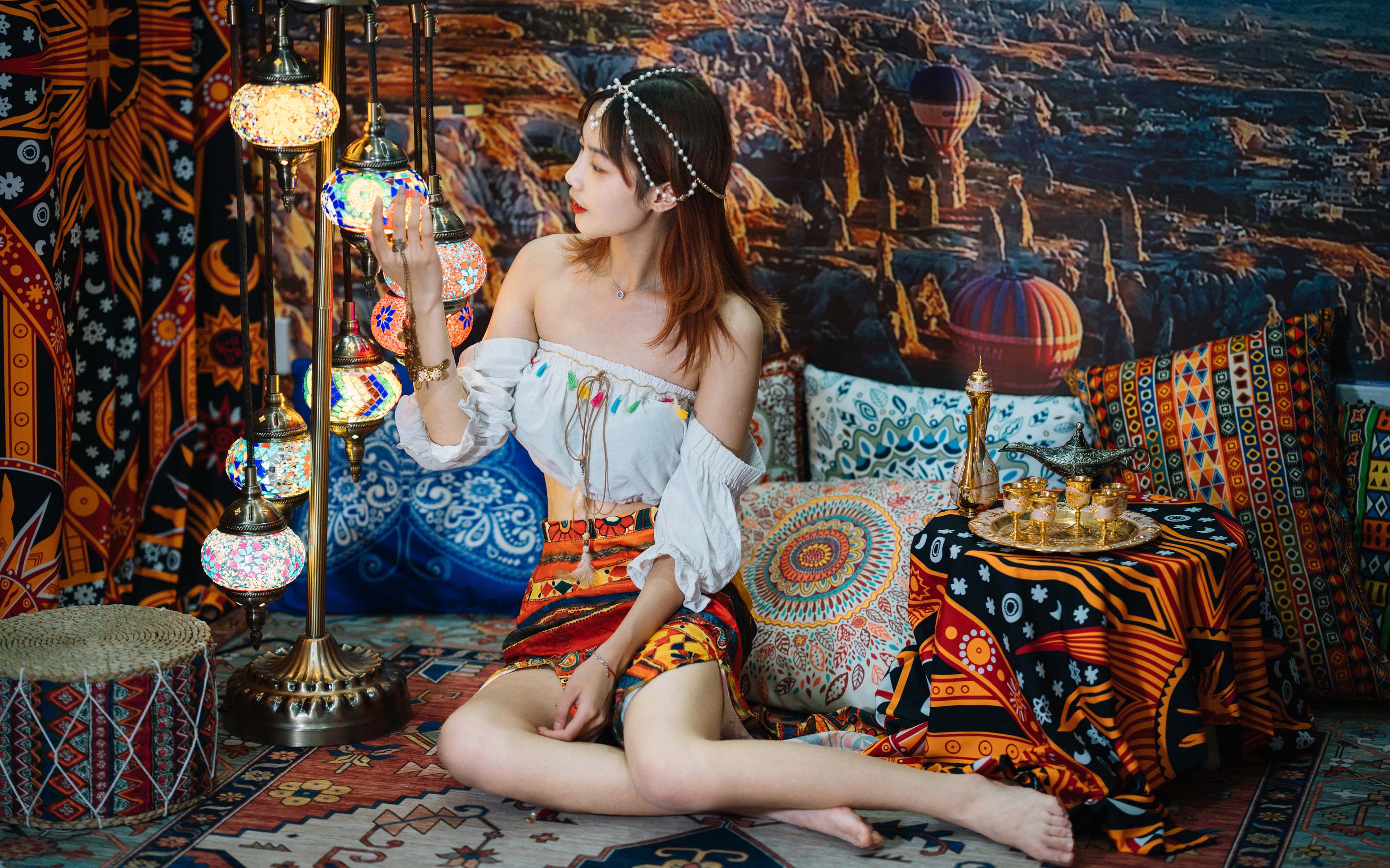 古风文艺,异域风情,低胸,抹胸,波西米亚