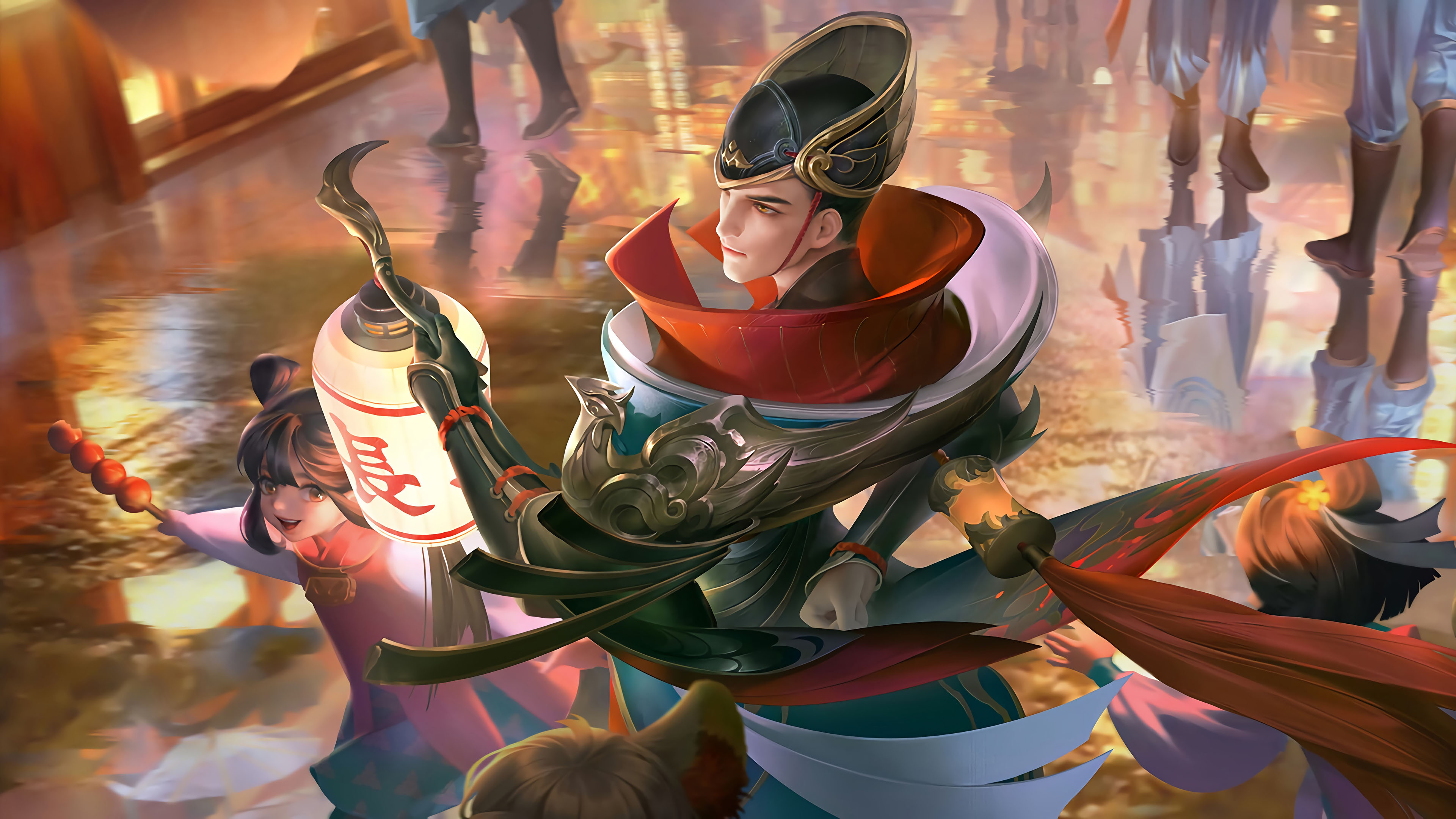 王者荣耀,万华元夜,狄仁杰,长安