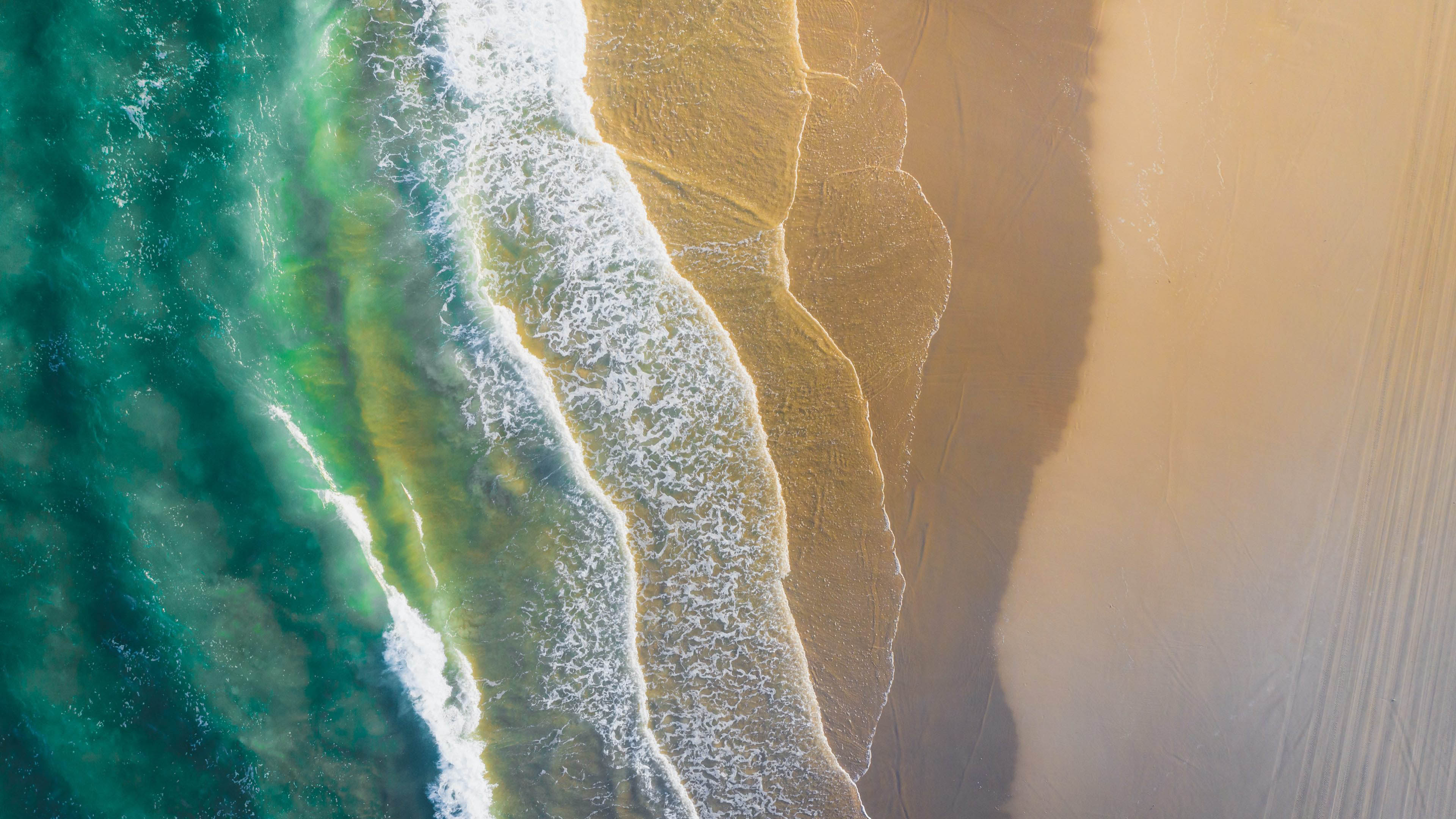 海洋天堂,海浪,沙滩,航拍,碧蓝
