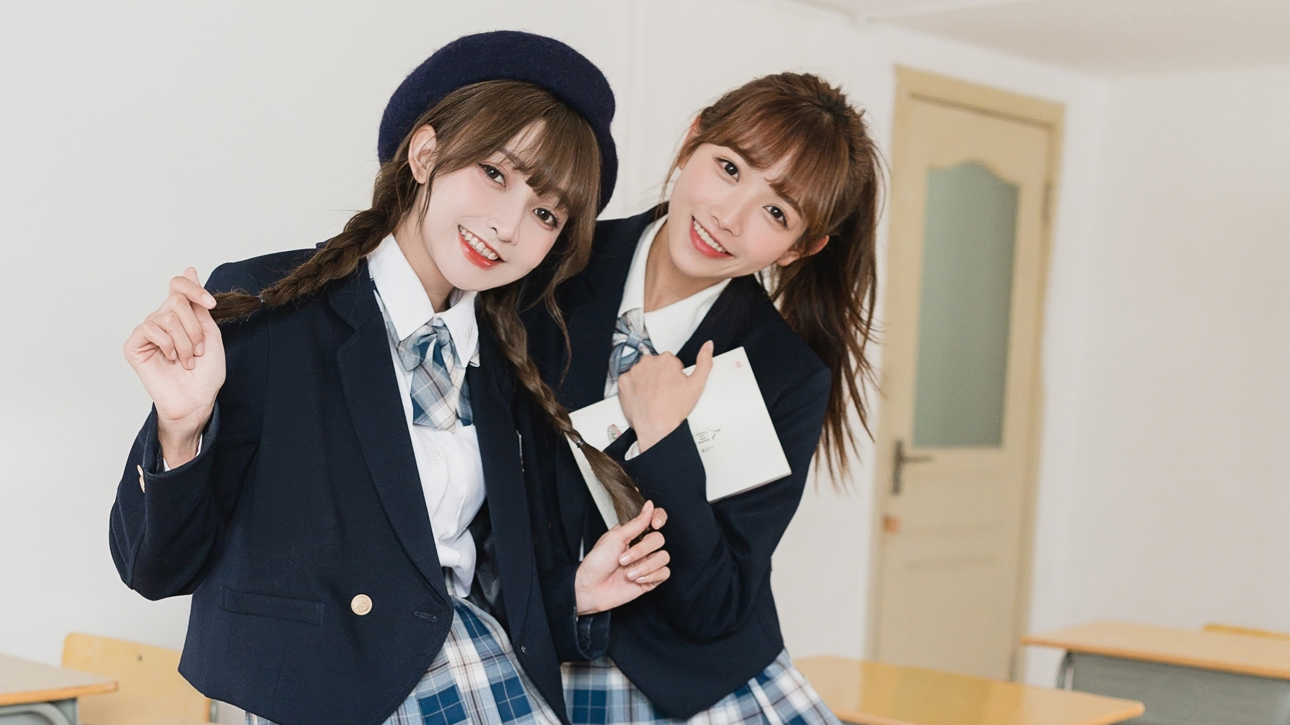 清纯,学生,学妹,校服,教室