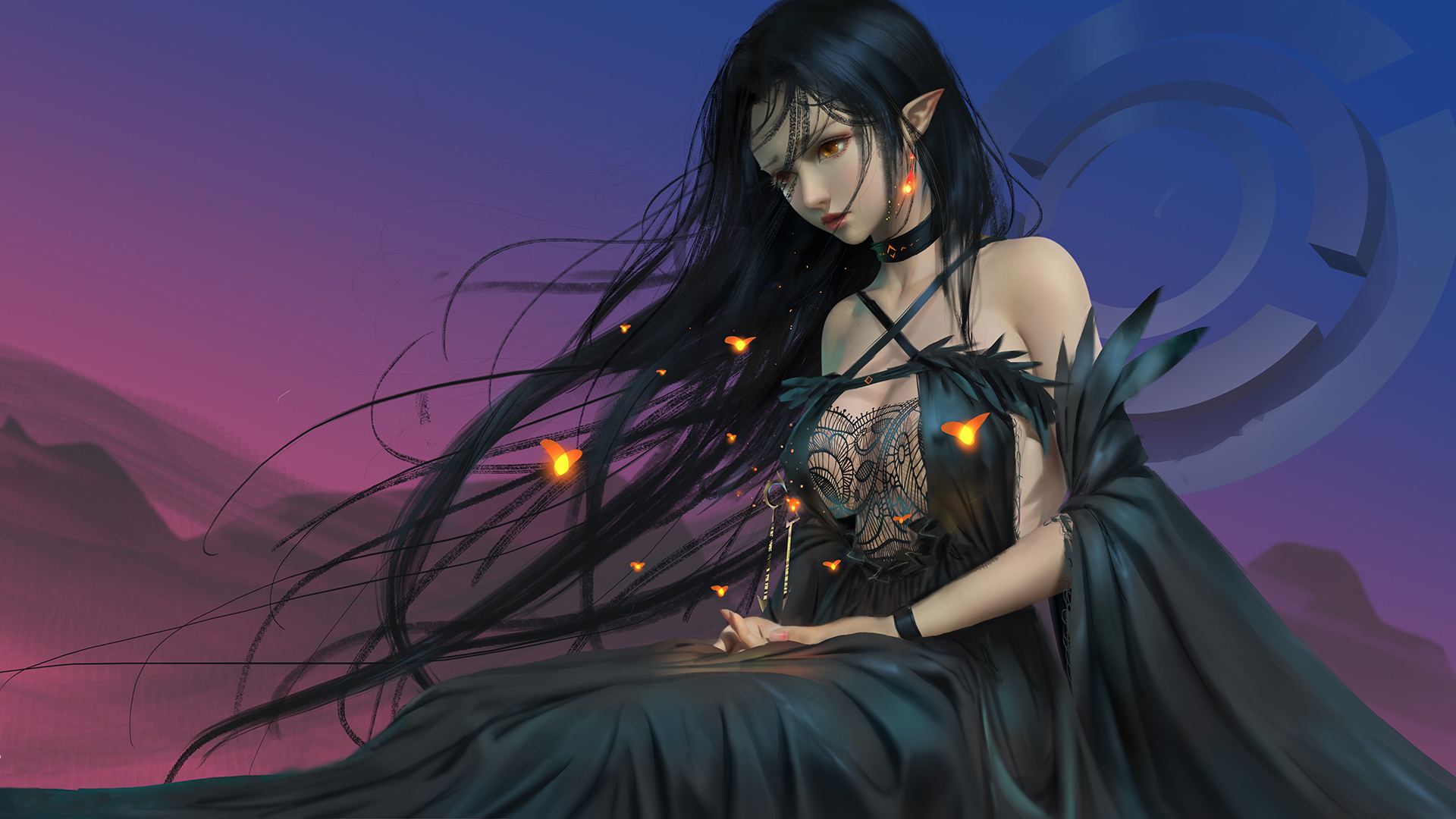 鬼刀,风铃,公主,长发,精灵