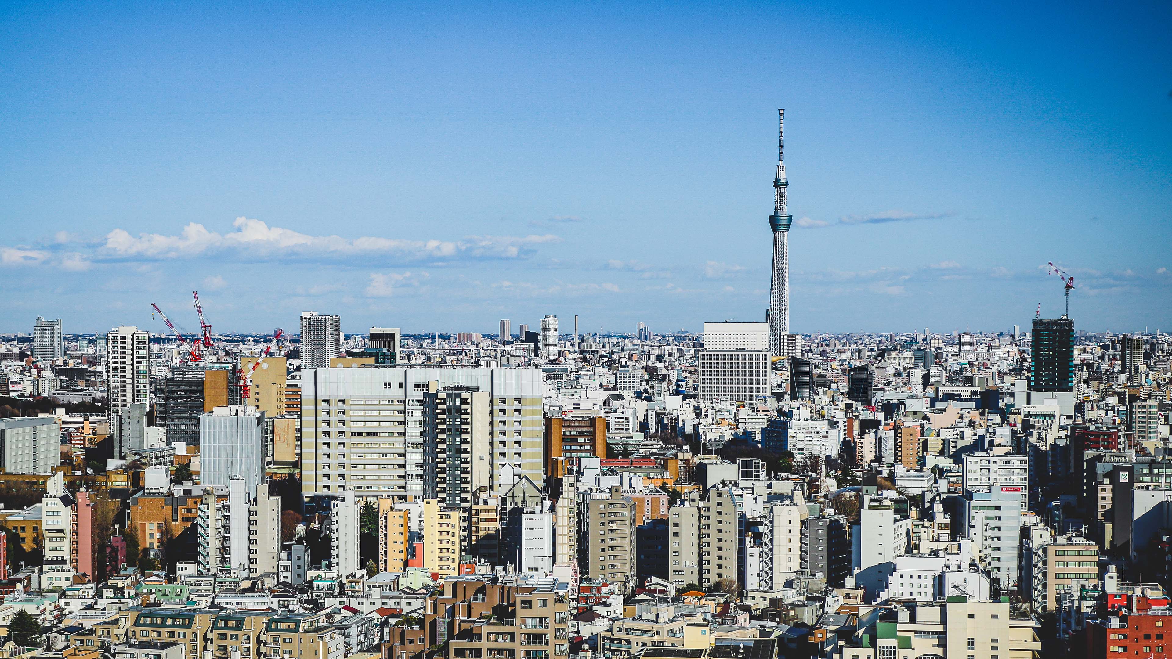 日本,东京,城市,天空,铁塔