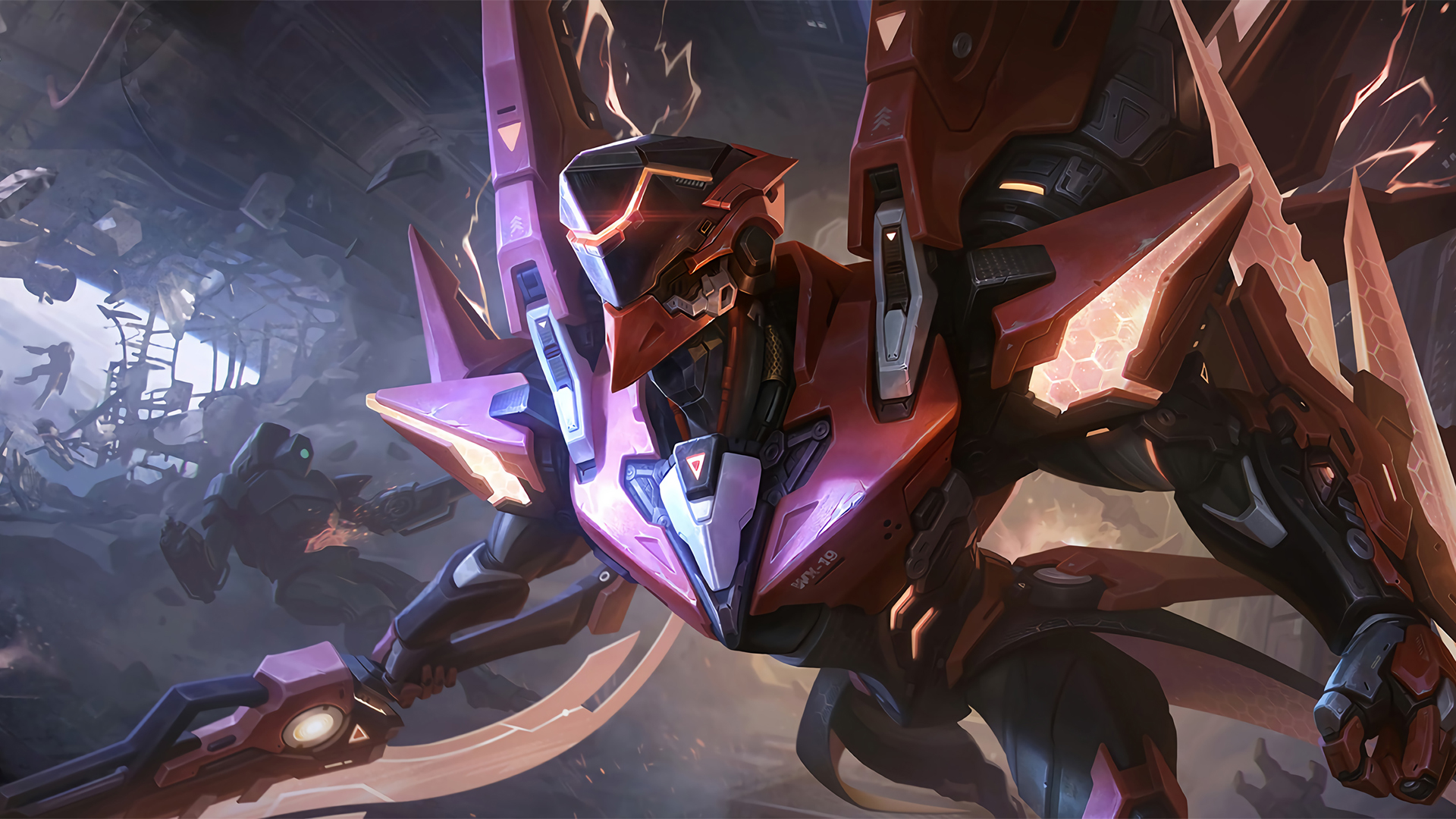 王者荣耀,,绛天战甲,铠壁纸