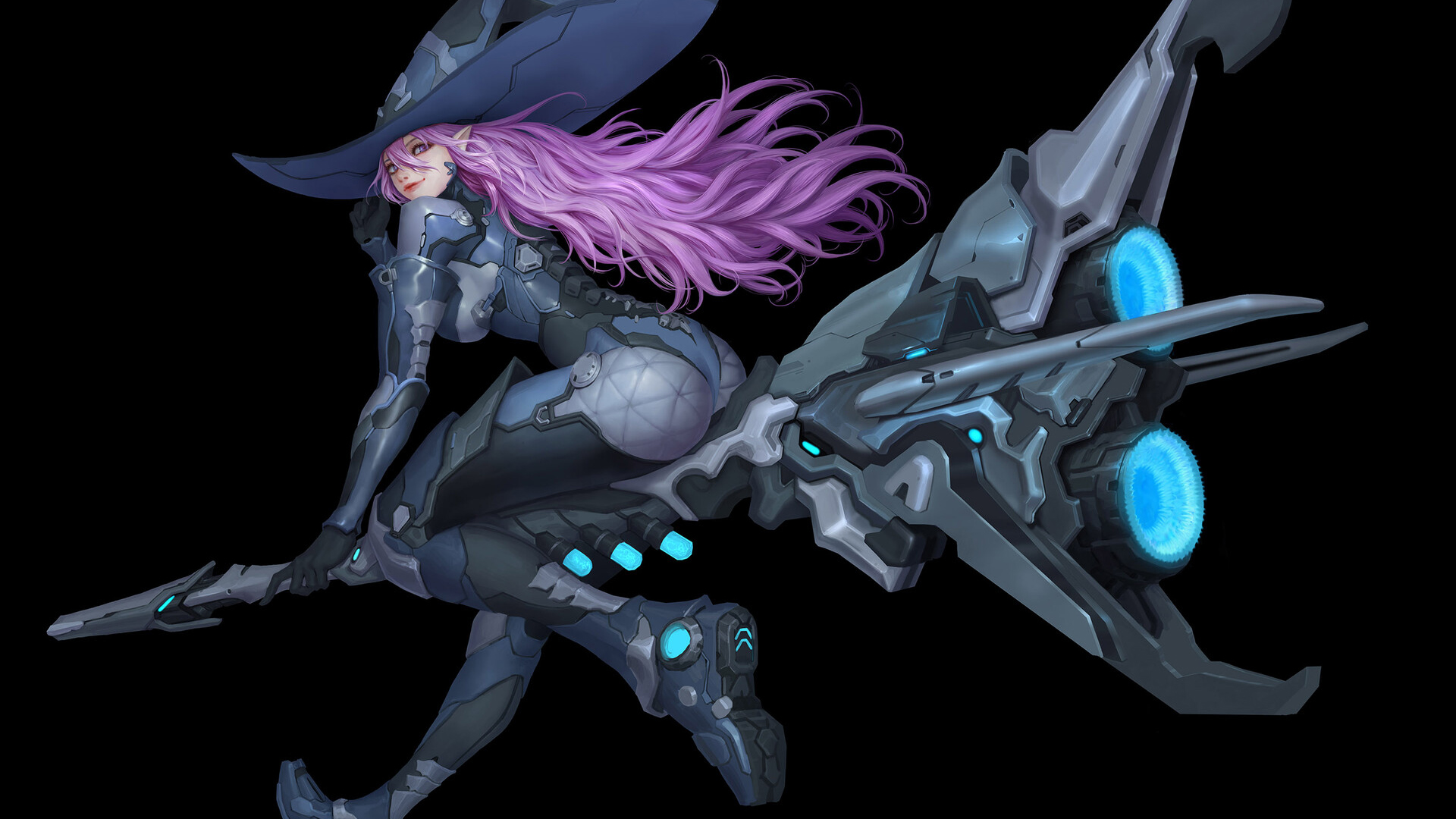 女巫,扫把,飞行器,巫师帽