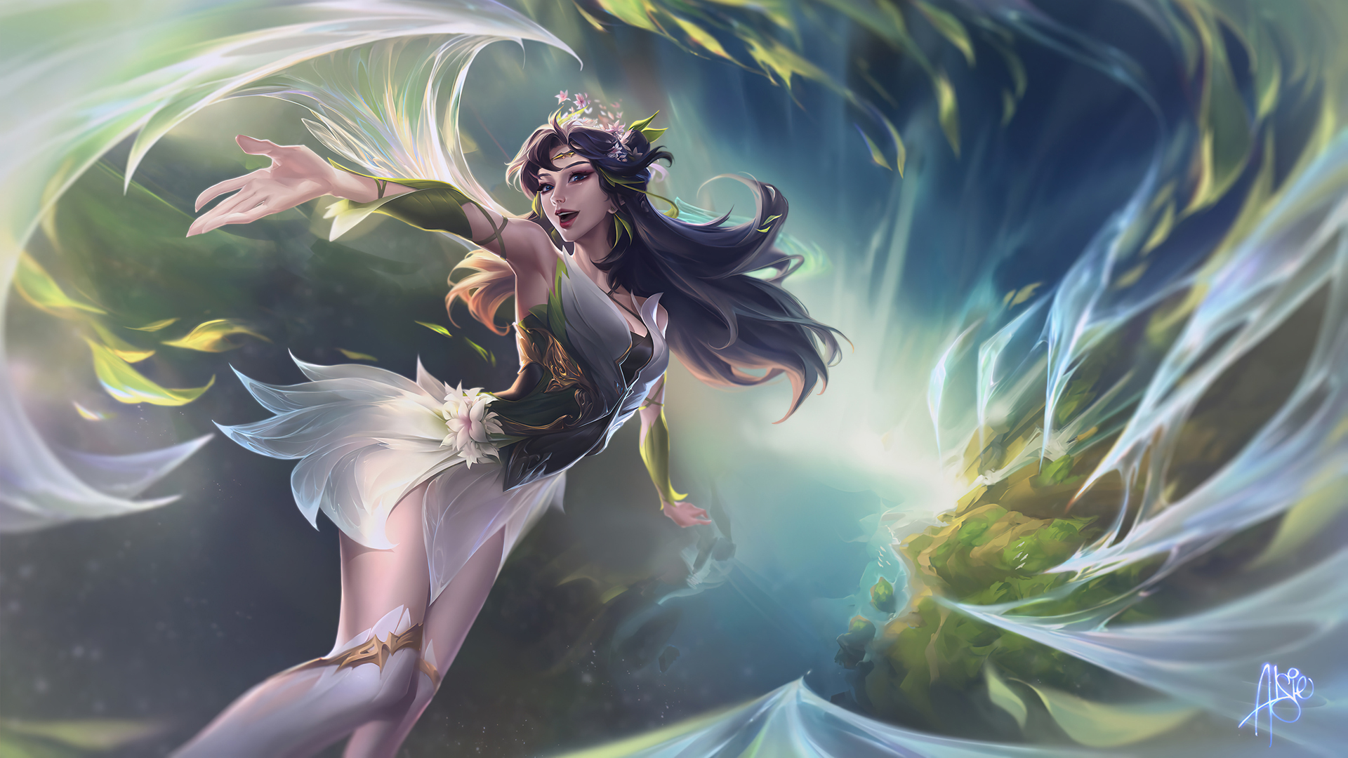 英雄联盟,,玉剑仙,,艾瑞莉娅,,刀锋舞者