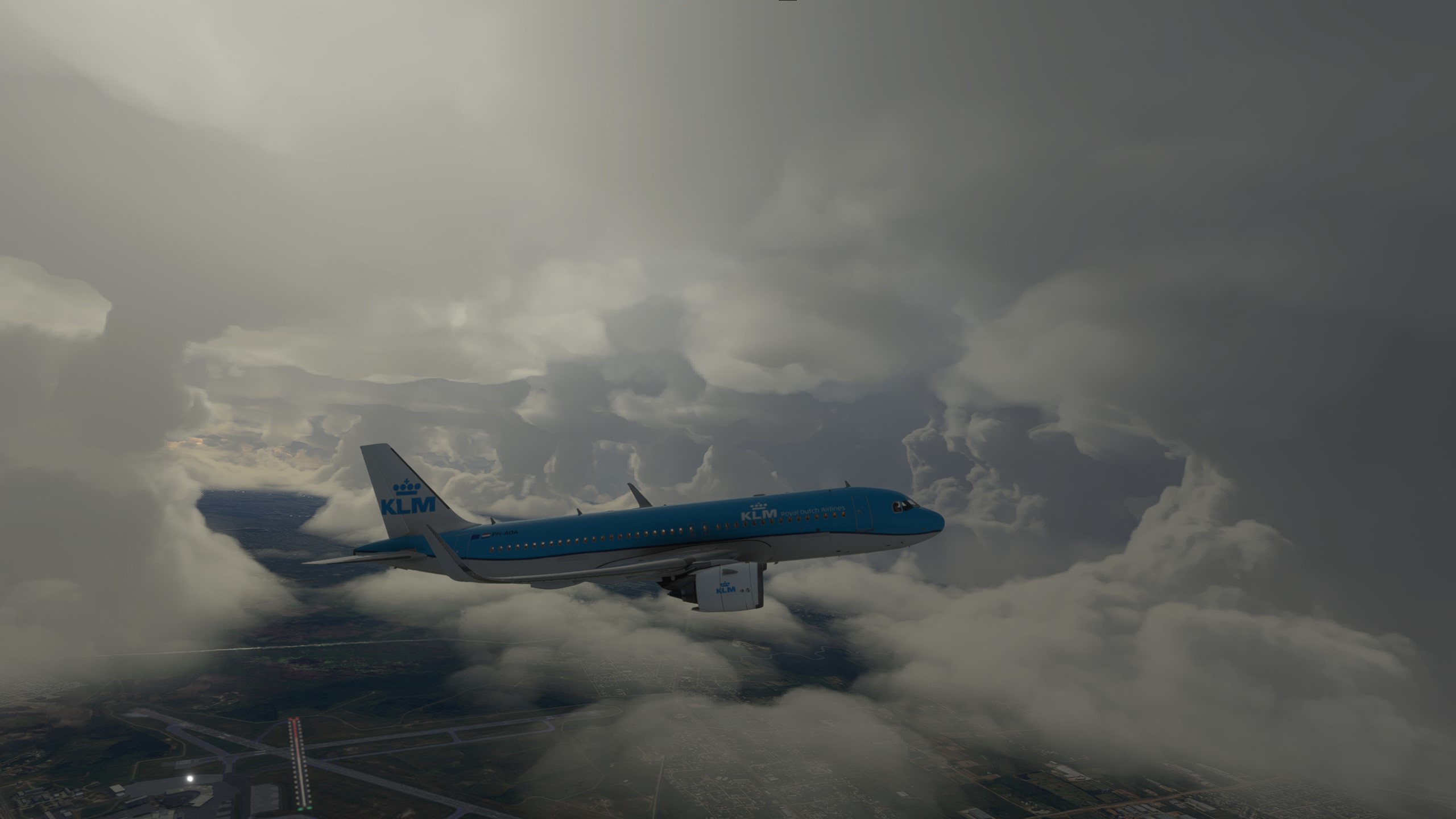 飞机,乌云,天空,客机