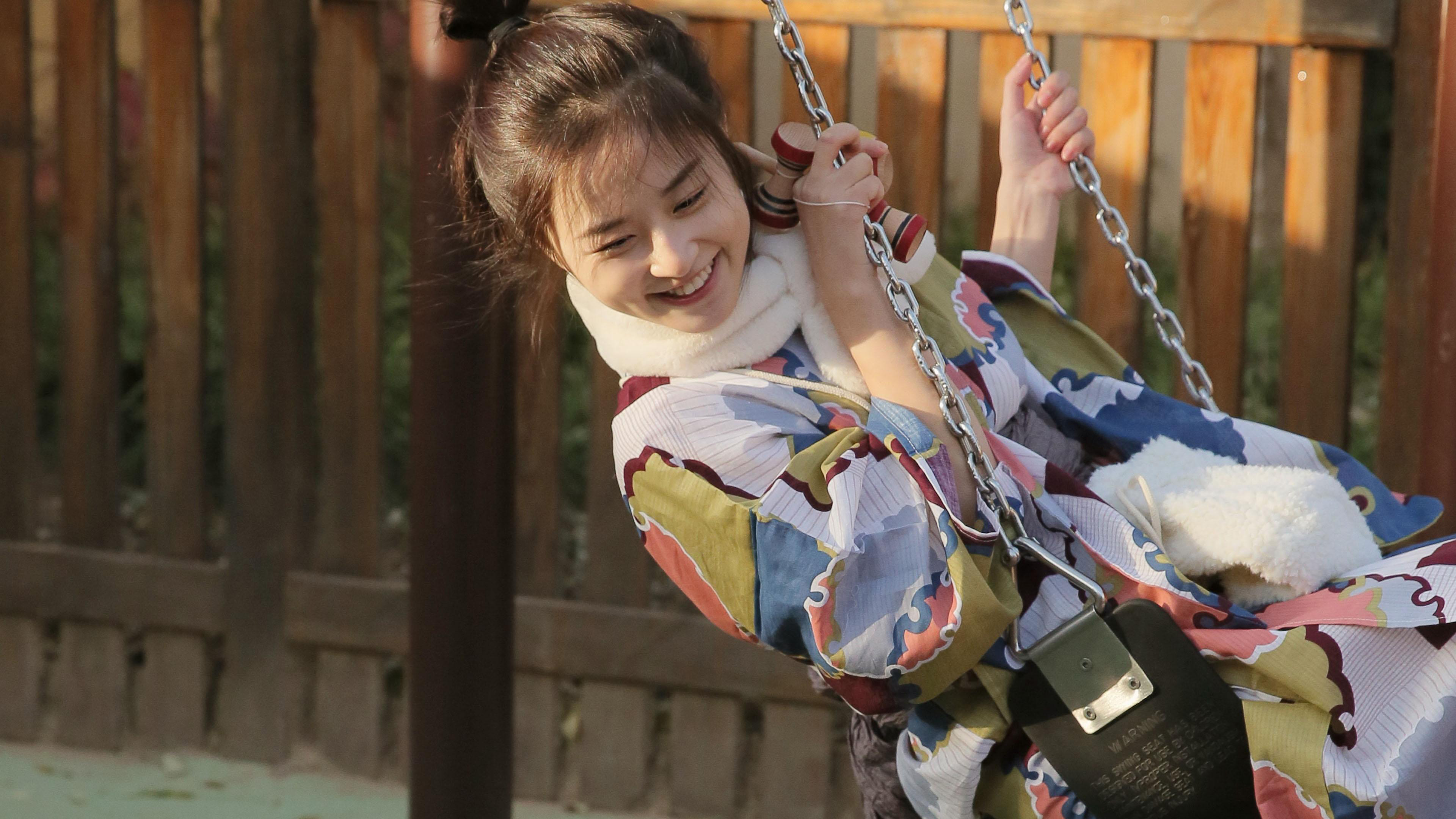 清纯,阳光,围巾,养眼,青春,可爱