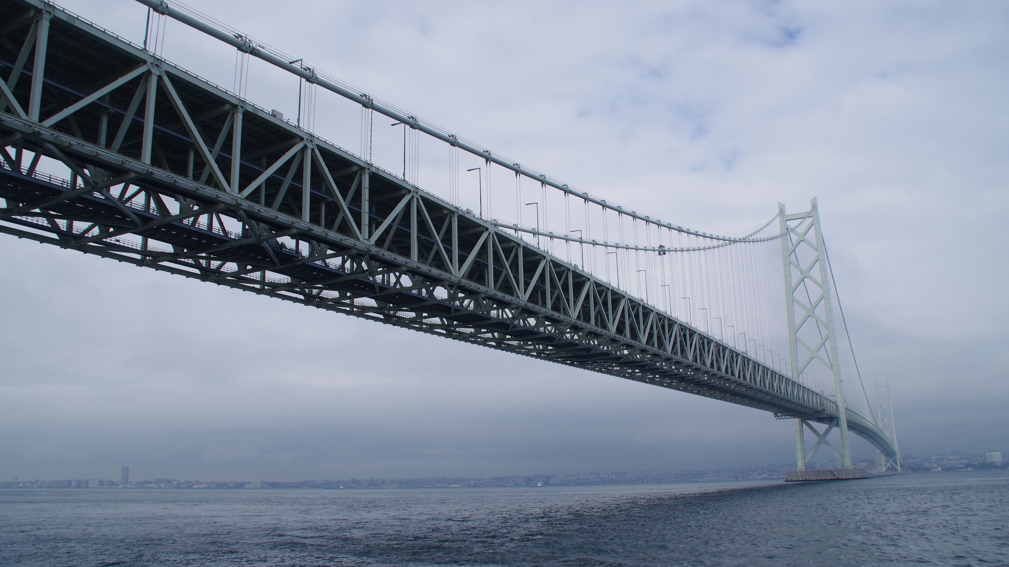 跨海大桥,雾,桥梁,阴云