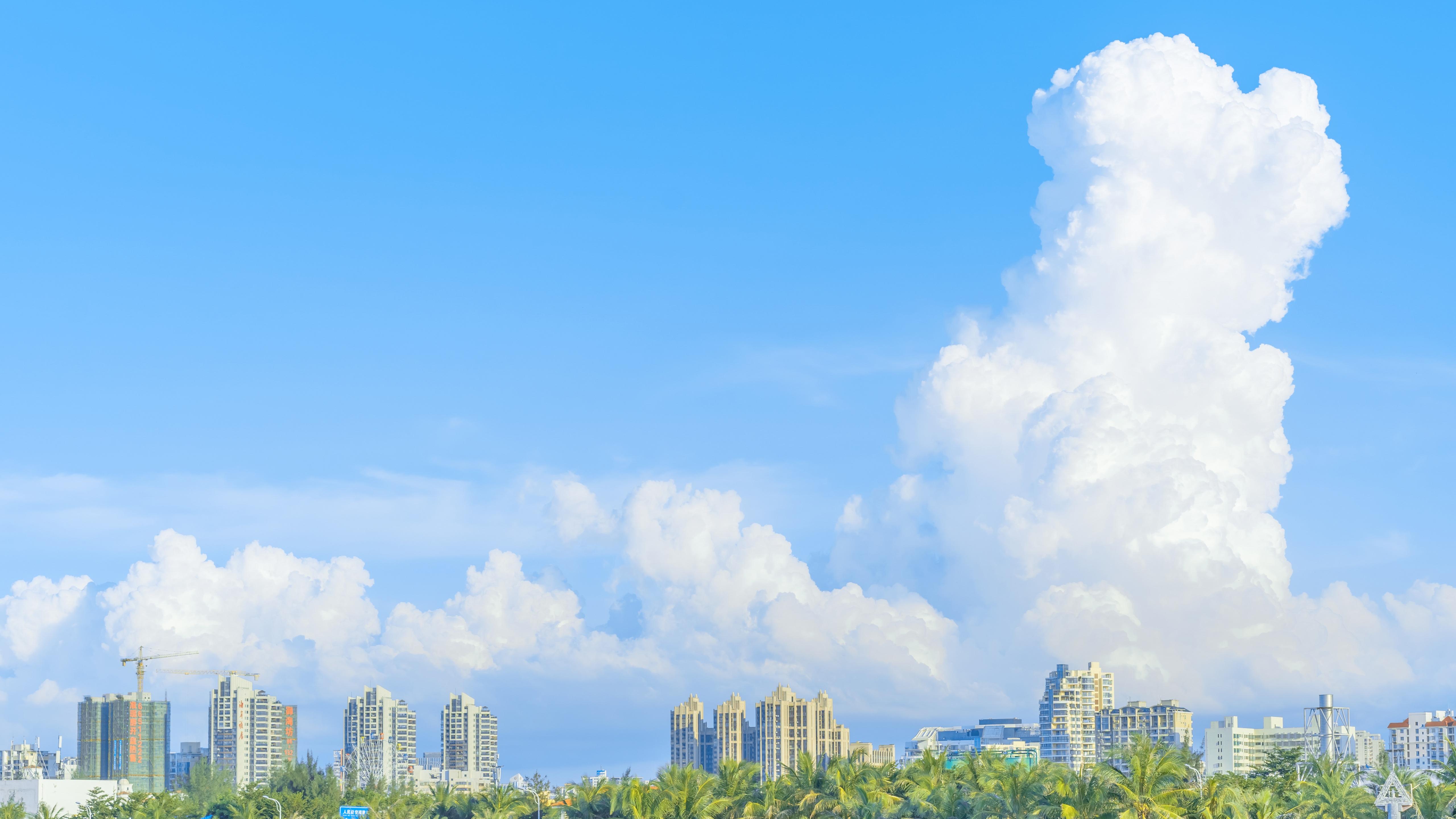 蓝天白云,天空,,白云,,阳光明媚