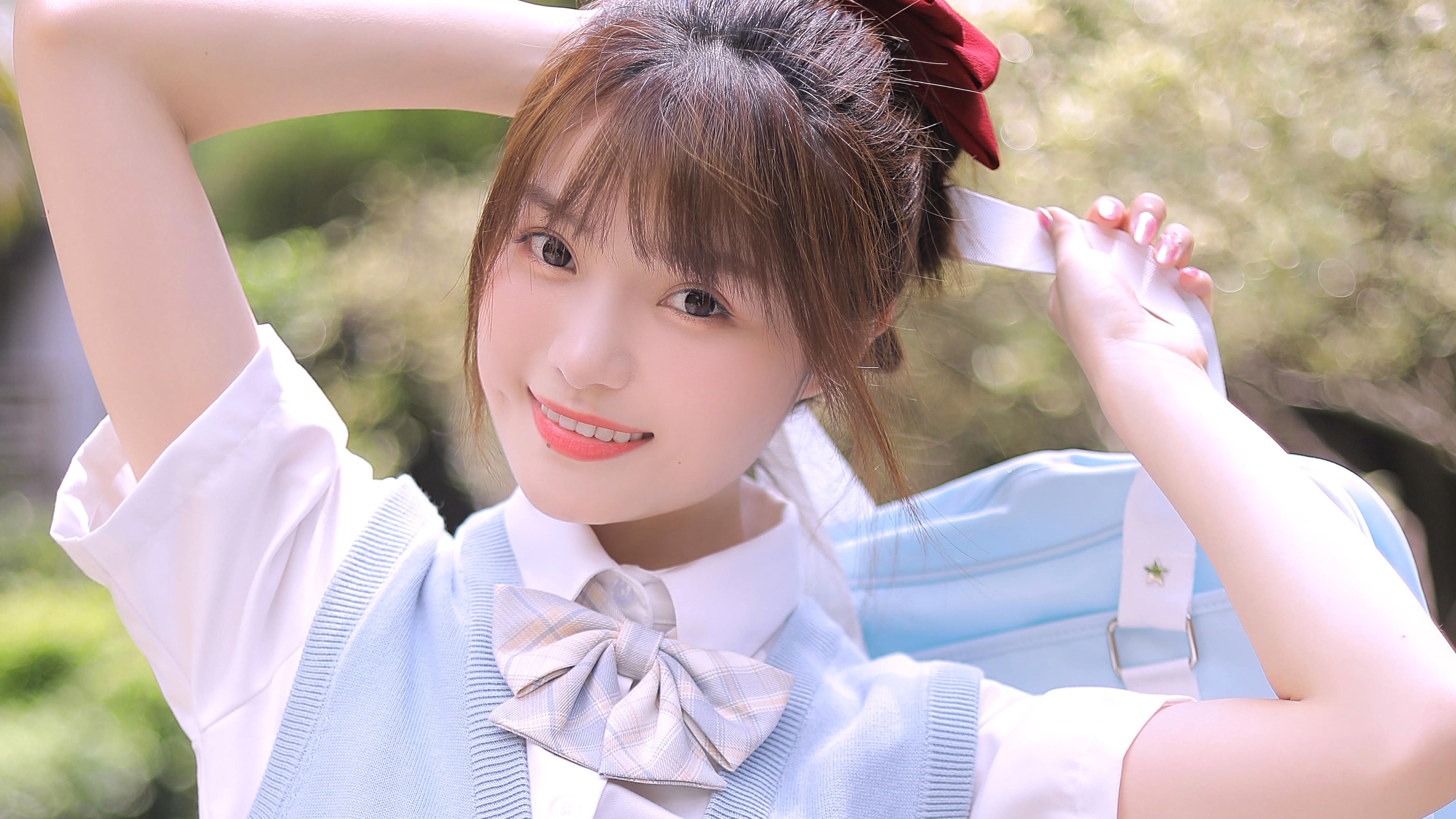 清纯,,,元气,少女,,制服,,,可爱